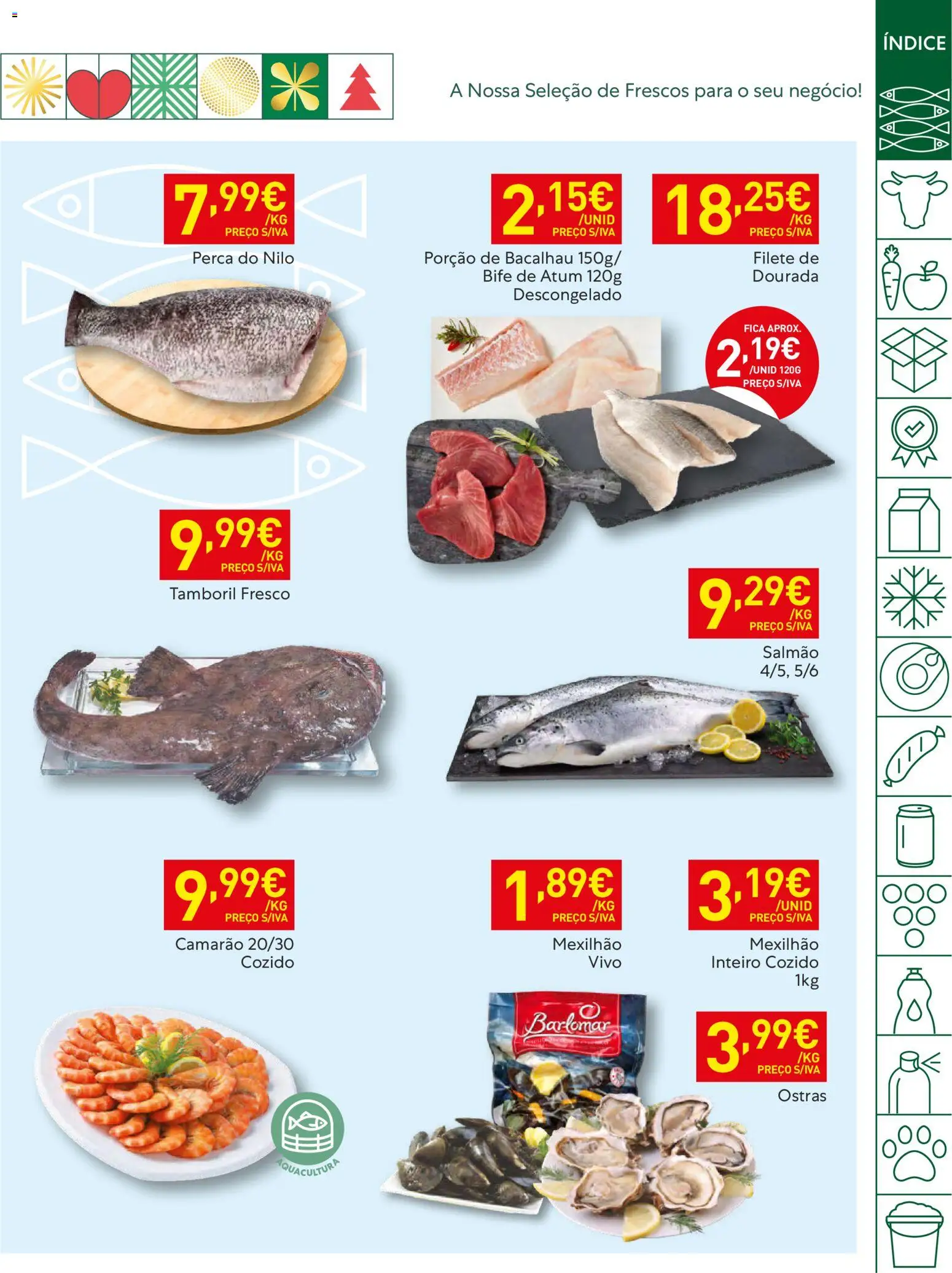 Recheio folheto │ válido de 09.12.2025 | Página: 3 | Produtos: Dourada, Atum, Camarão, Tamboril