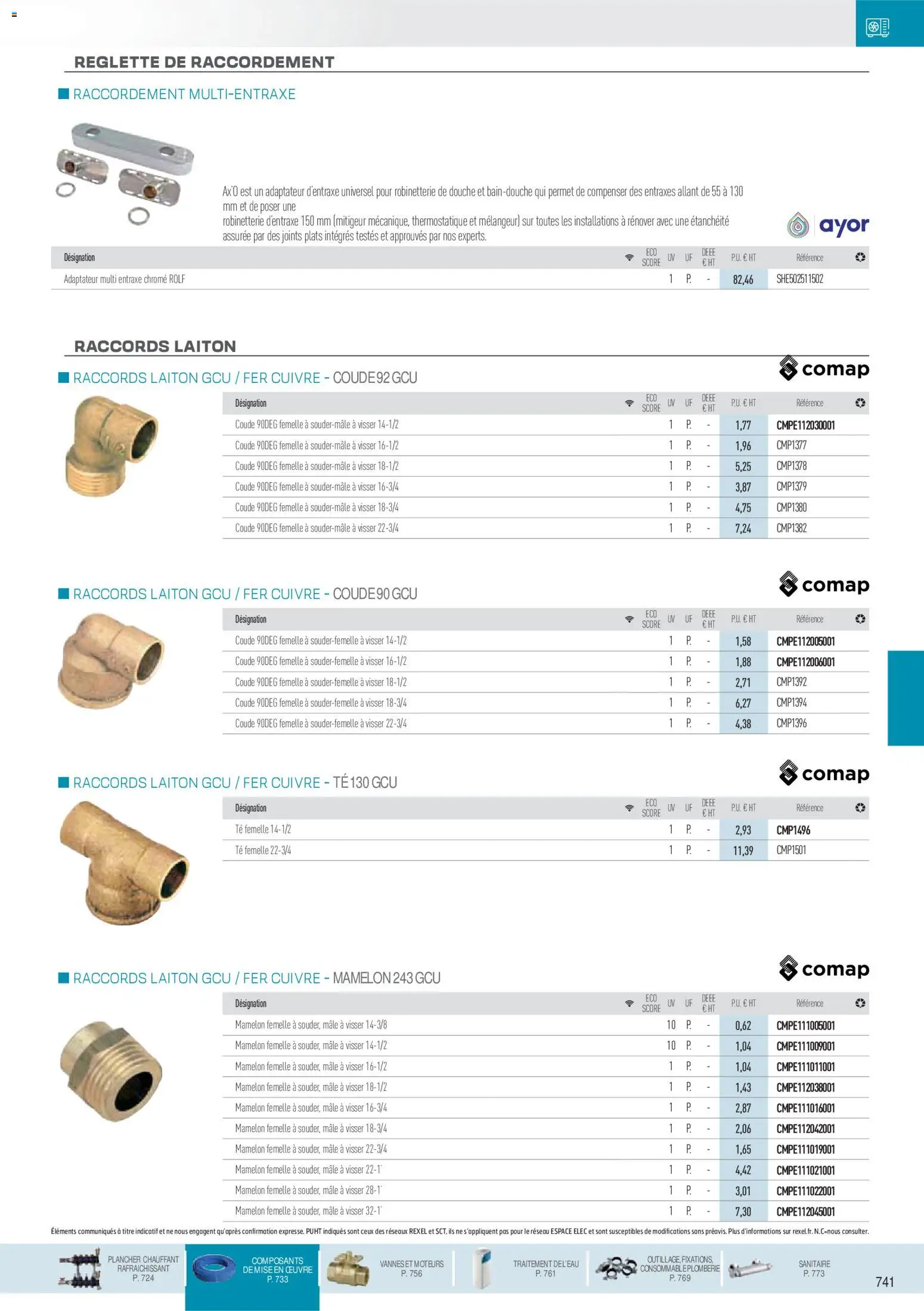 {H1} | Page: 86 | Produits: Adaptateur, Douche