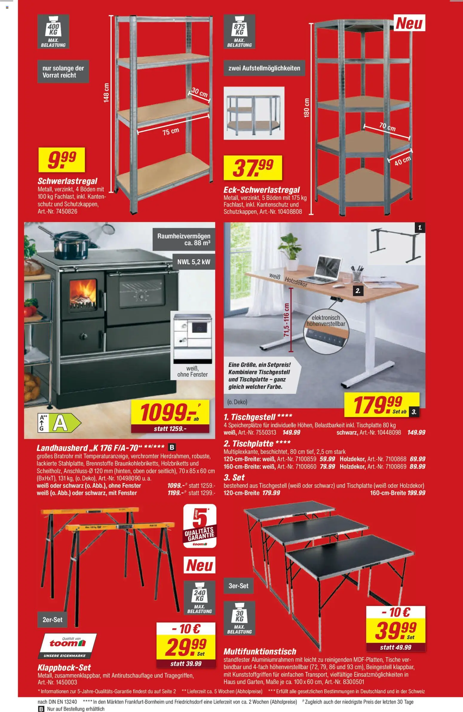 Toom Baumarkt Prospekt 	 – gültig ab 08.11.2025 | Seite: 6 | Produkte: Schwerlastregal