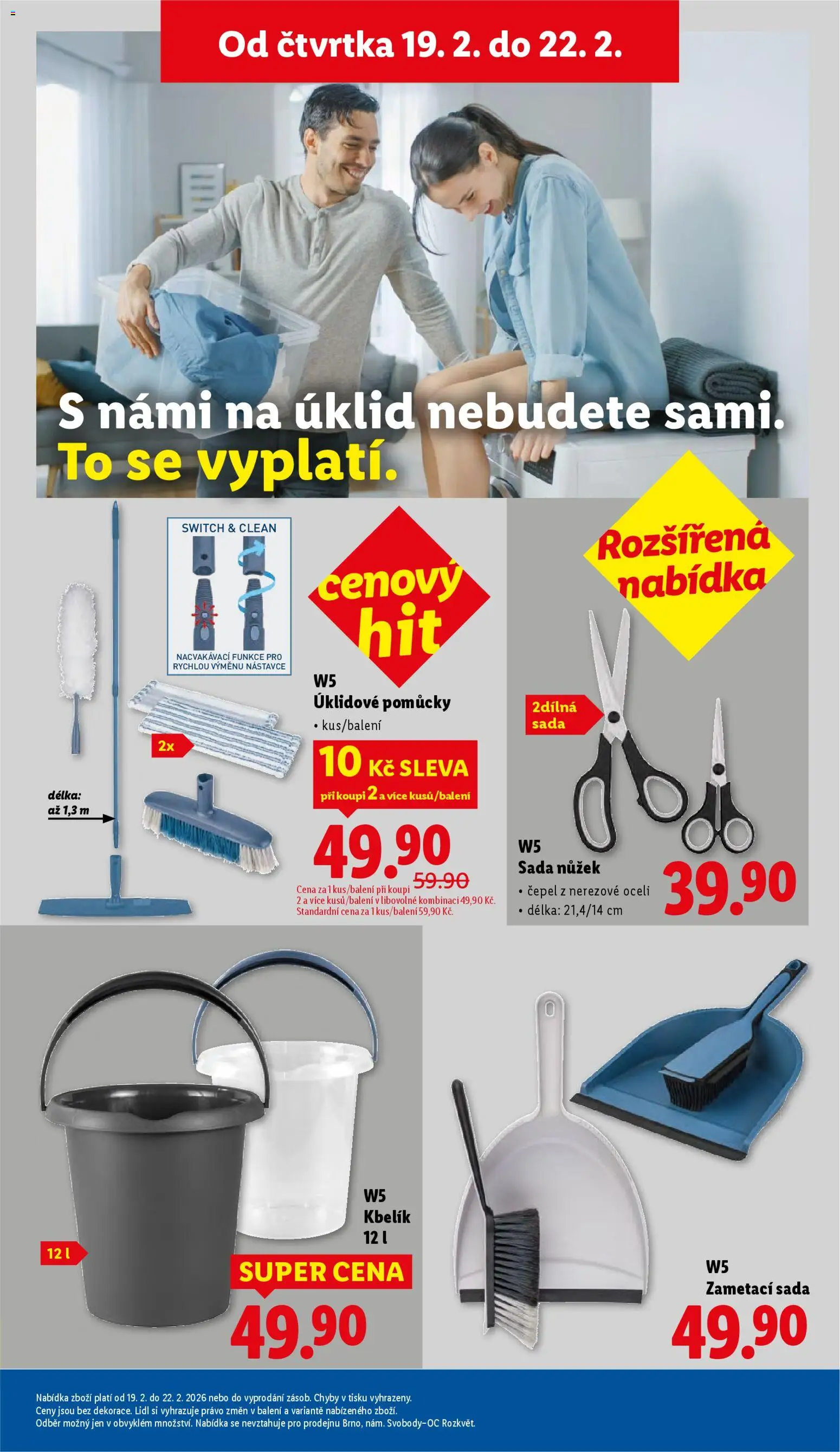 Lidl leták od 19.02.2026 | Strana: 33 | Produkty: Kbelík, W5
