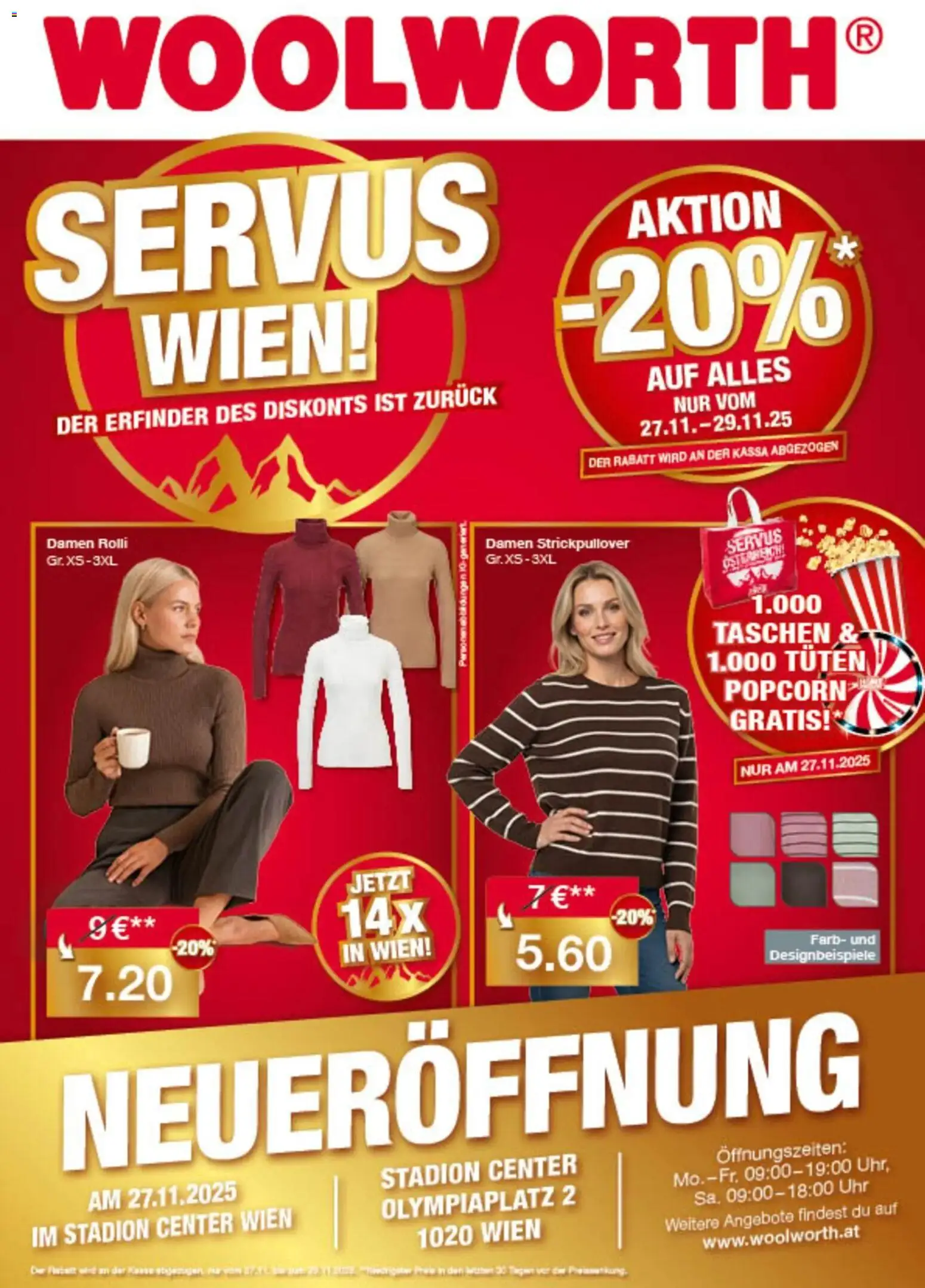 Woolworth Servus Wien! gültig ab 27.11.2025 | Seite: 1 | Produkte: Uhr