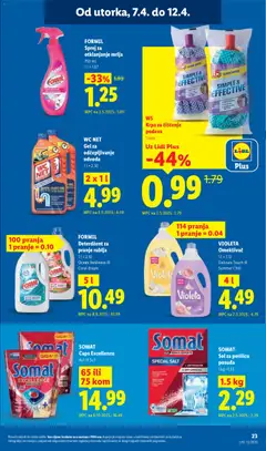 Katalog Lidl - Pregled kataloga iz trgovine Lidl, vrijedi od 07.04.2026 | Stranica: 23