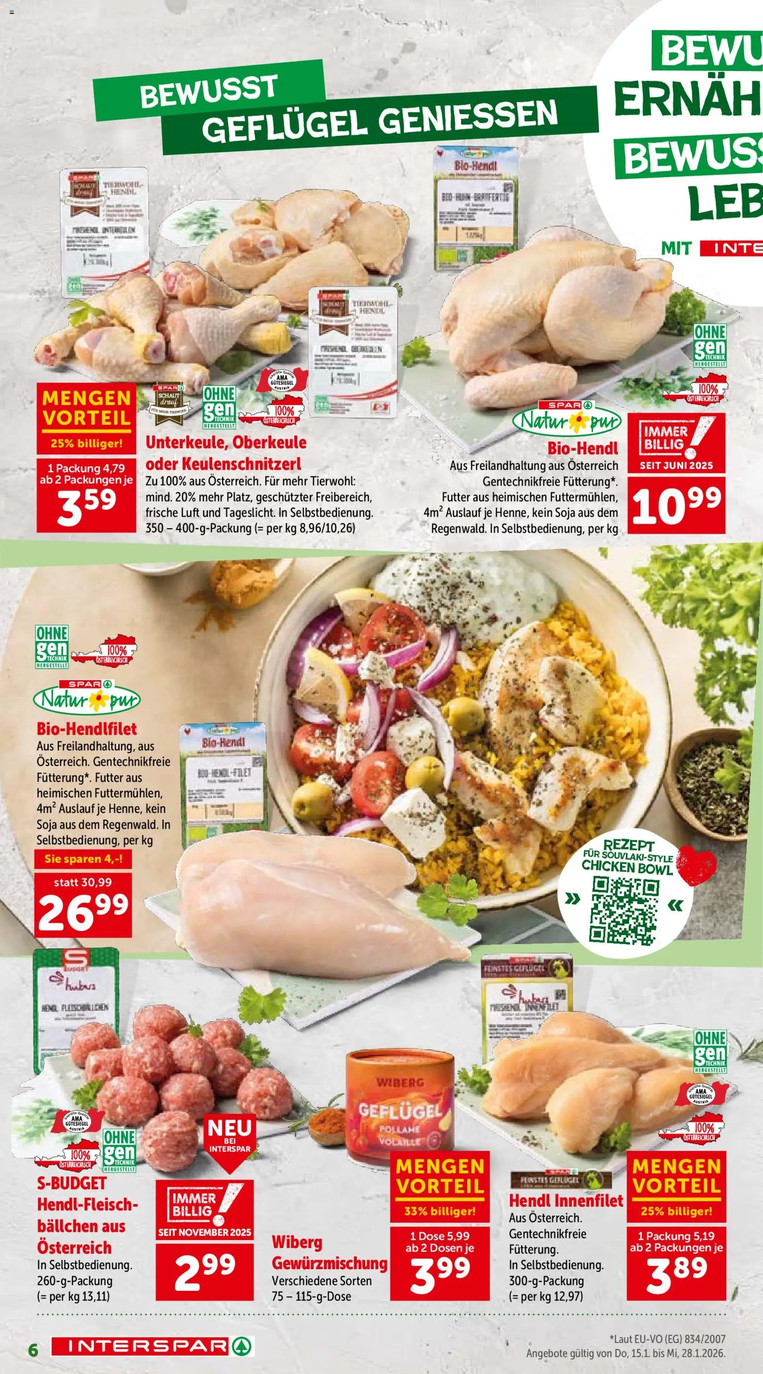 Interspar Bewusst Geniessen - Österreich  gültig ab 15.01.2026 | Seite: 6