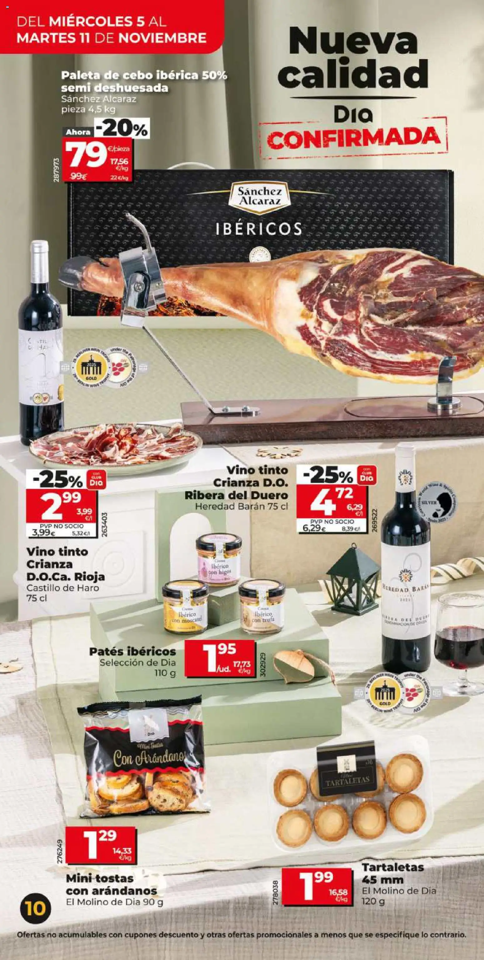 Dia - folleto Market │ válido desde el 05.11.2025 | Página: 10 | Productos: Vino, Paté, Σαντιγύ