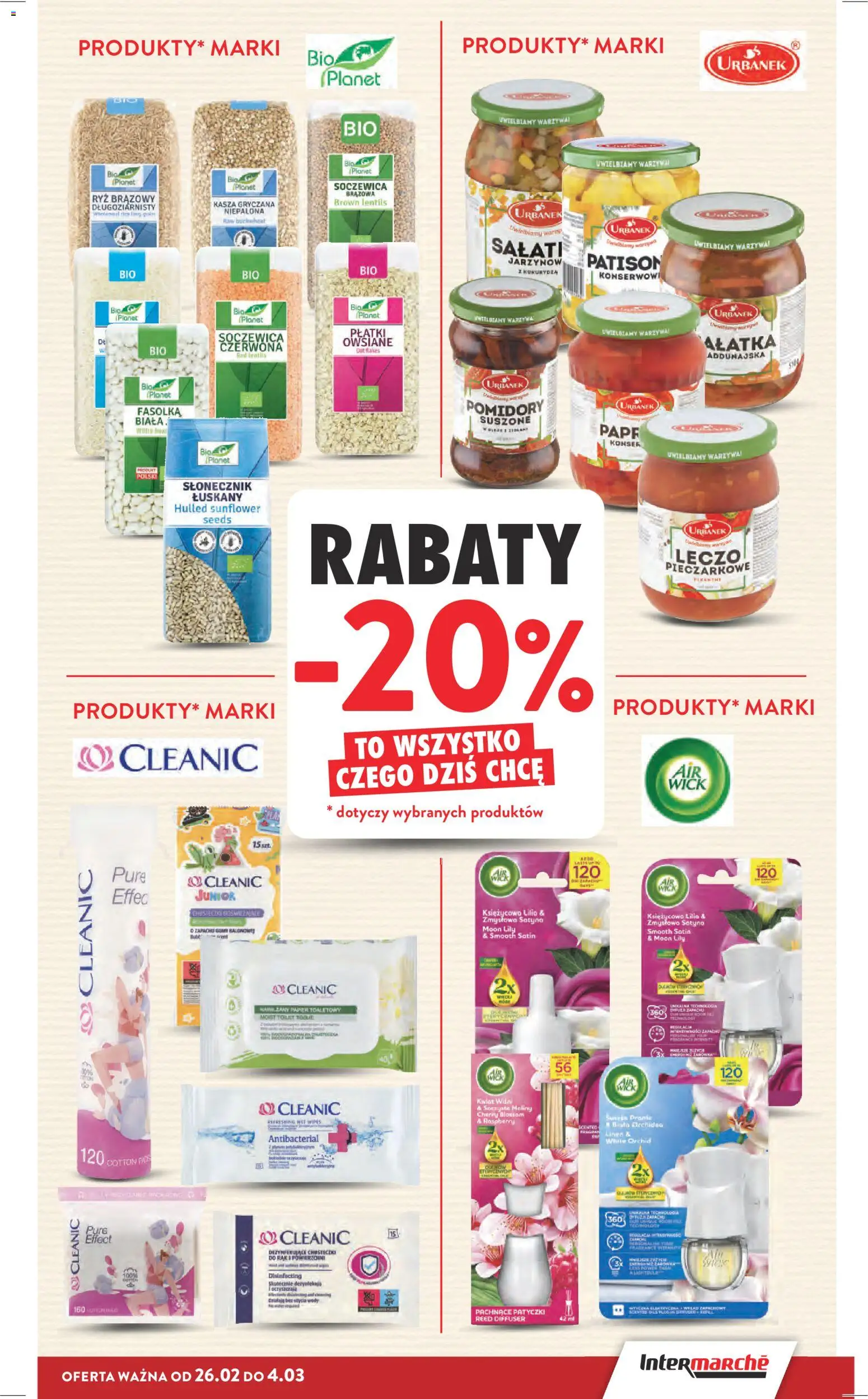 Intermarche Gazetka od 26.02.2026 | Strona: 7 | Produkty: Kasza, Kasza gryczana, Płatki, Warzywa