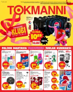 Katso Tokmanni tarjoukset voimassa alkaen 11.08.2025