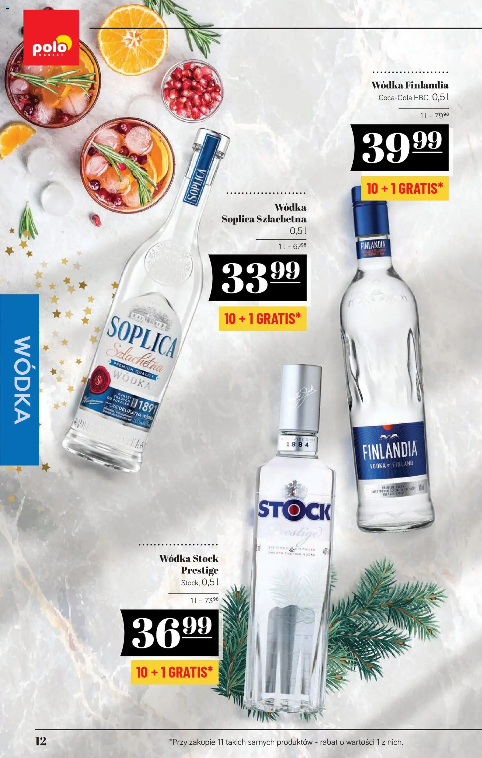 POLOmarket Katalog - Alkoholi od 12.12.2025 | Strona: 12 | Produkty: Wódka finlandia, Wódka Stock, Soplica wódka, Wódka