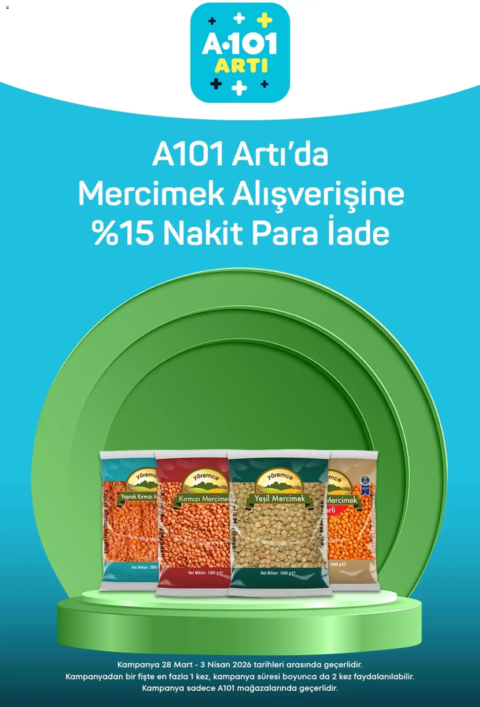 A101 - Arti - 28.03.2026 tarihinden itibaren geçerlidir | Sayfa: 4 | Ürünler: Ravioli