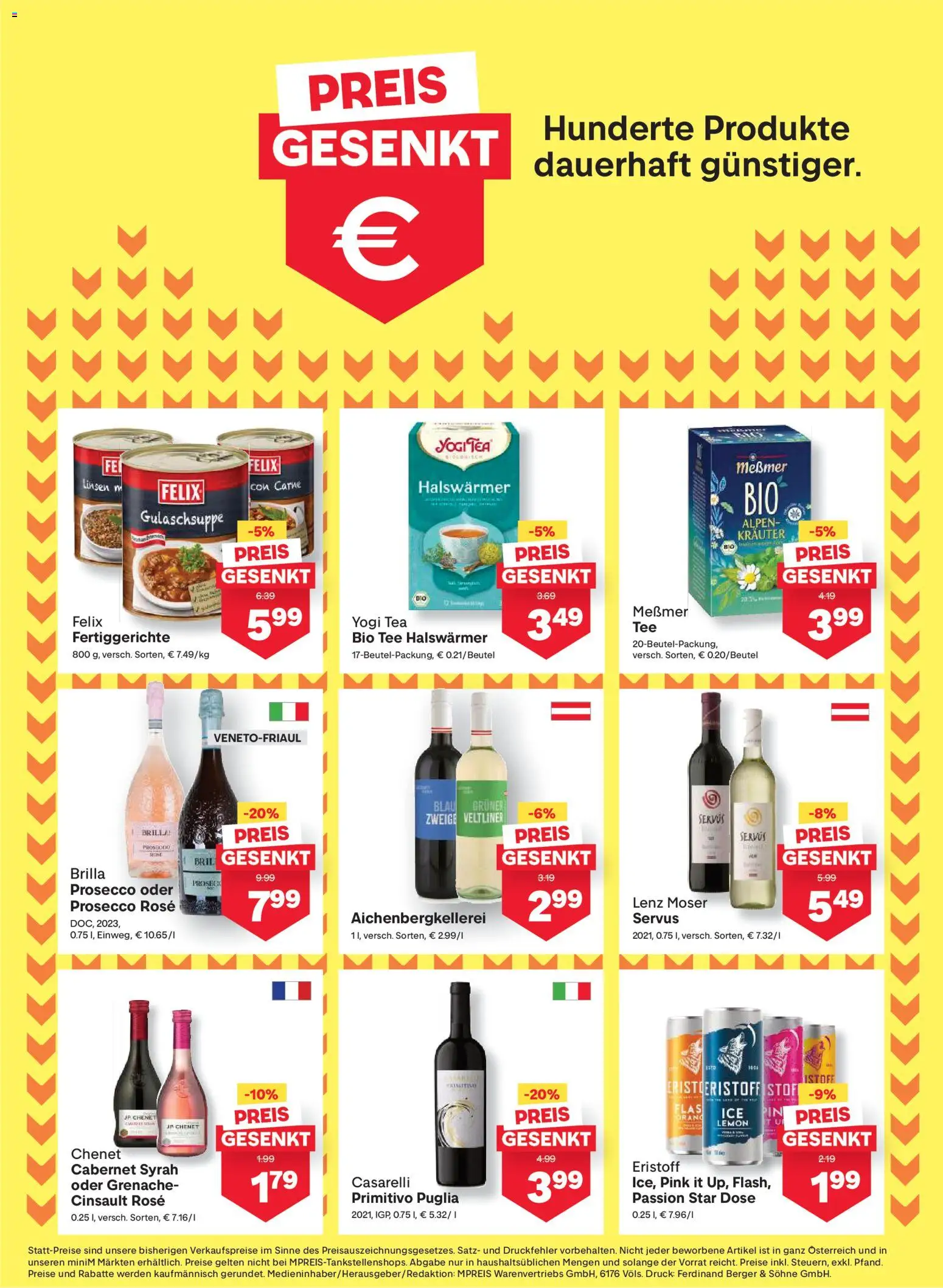 MPREIS Steyr gültig ab 30.01.2026 | Seite: 10 | Produkte: Fertiggerichte, Tee