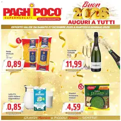 Anteprima del volantino Volantino Paghi Poco	 valido a partire dal 27.12.2025