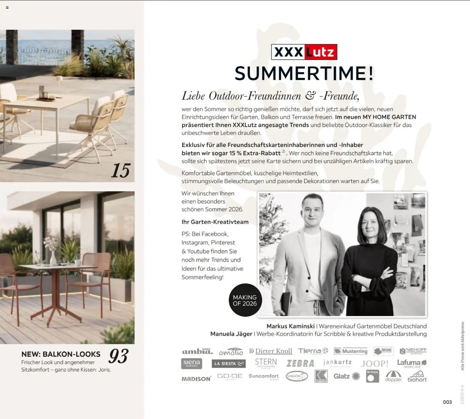 XXXL Lutz My Home Garten – gültig ab 23.02.2026 | Seite: 3 | Produkte: Kissen, Gartenmöbel