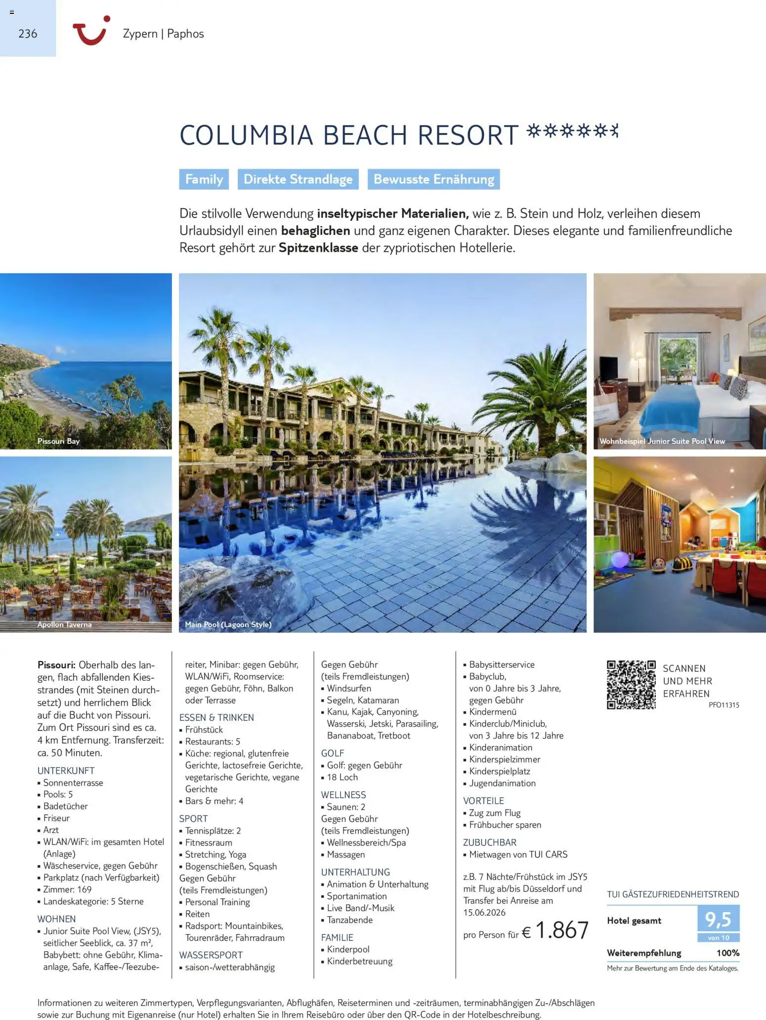 Aida  Südeuropa & Nordafrika 2026/27 – gültig ab 01.01.2026 | Seite: 236 | Produkte: Babybett, Küche