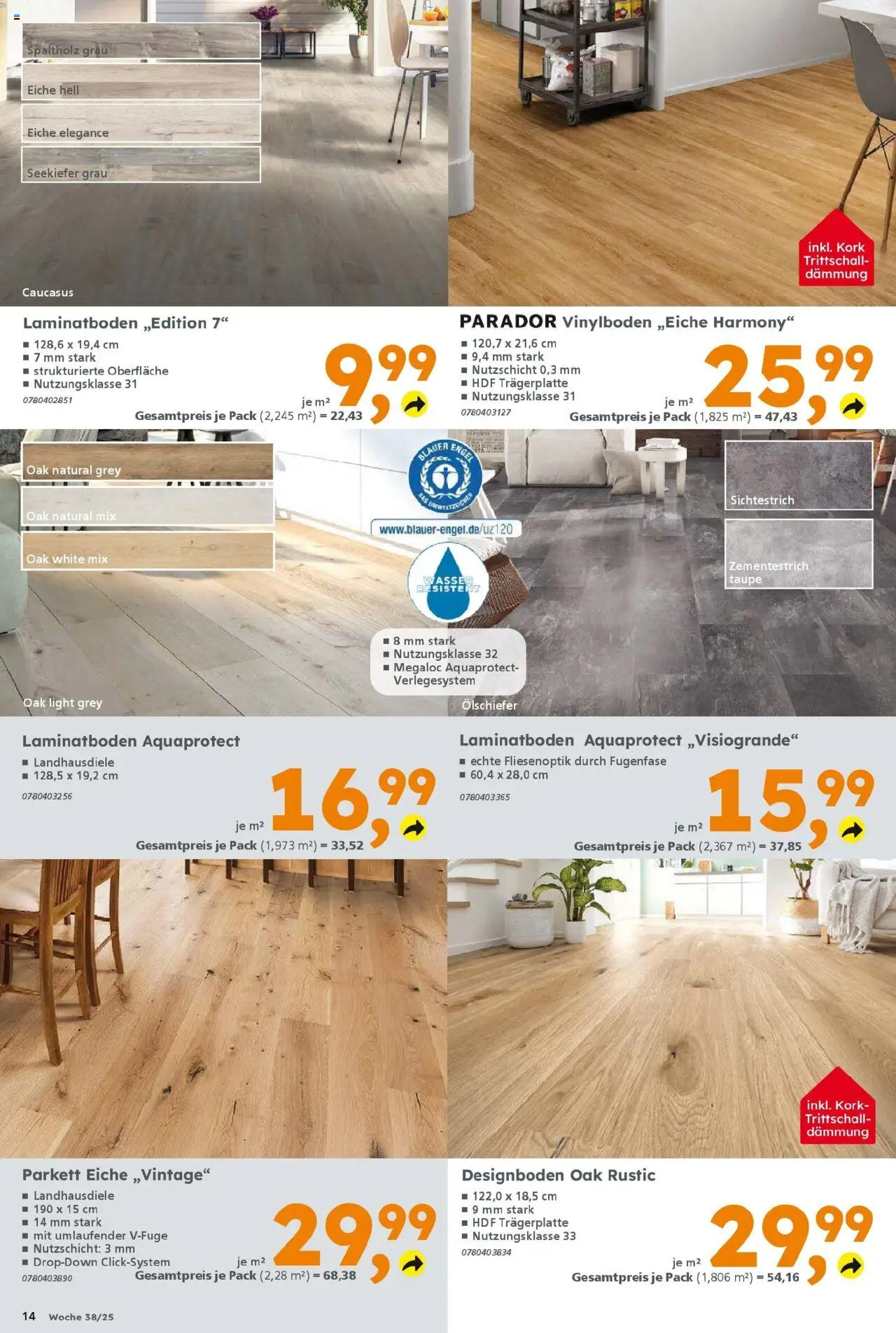 Globus Baumarkt prospekt Wittlich	 – gültig ab 14.09.2025 | Seite: 14 | Produkte: Wasser