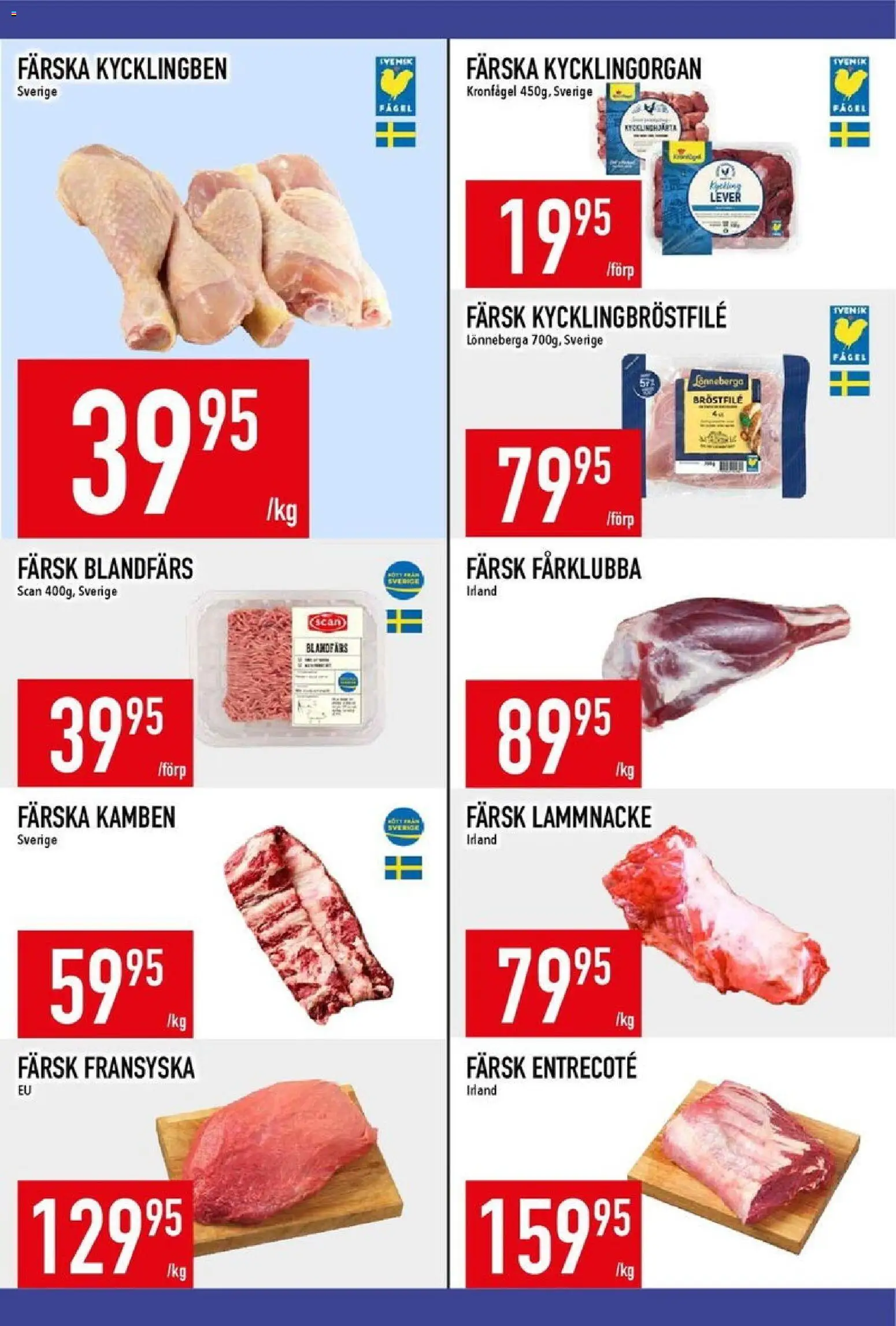 Matdax reklamblad aktuell från 17.11.2025 | Sida: 11 | Produkter: Entrecote, Blandfärs