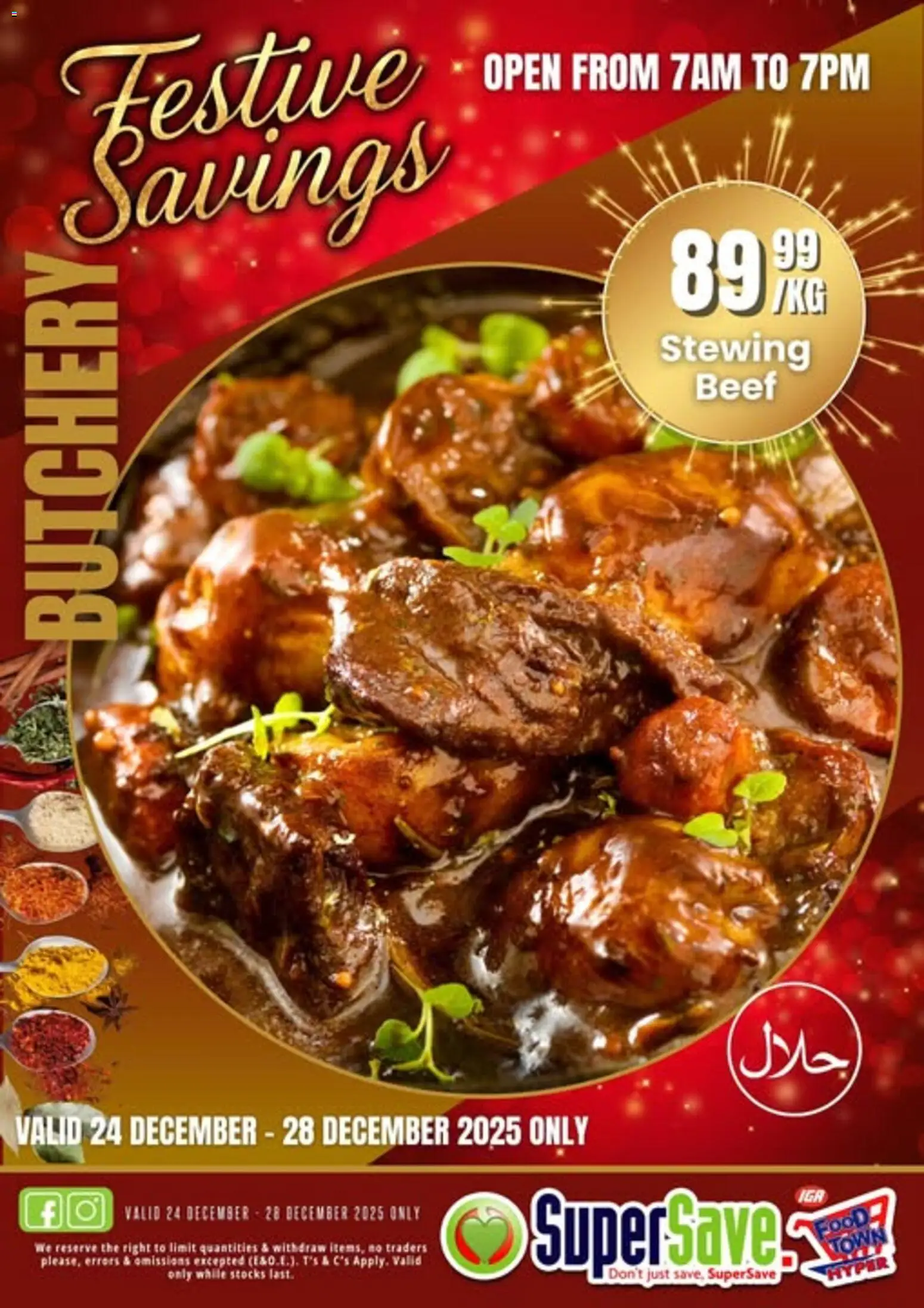 New Super Save catalogue – valid from 24.12.2025 | Page: 1 | Products: Beef