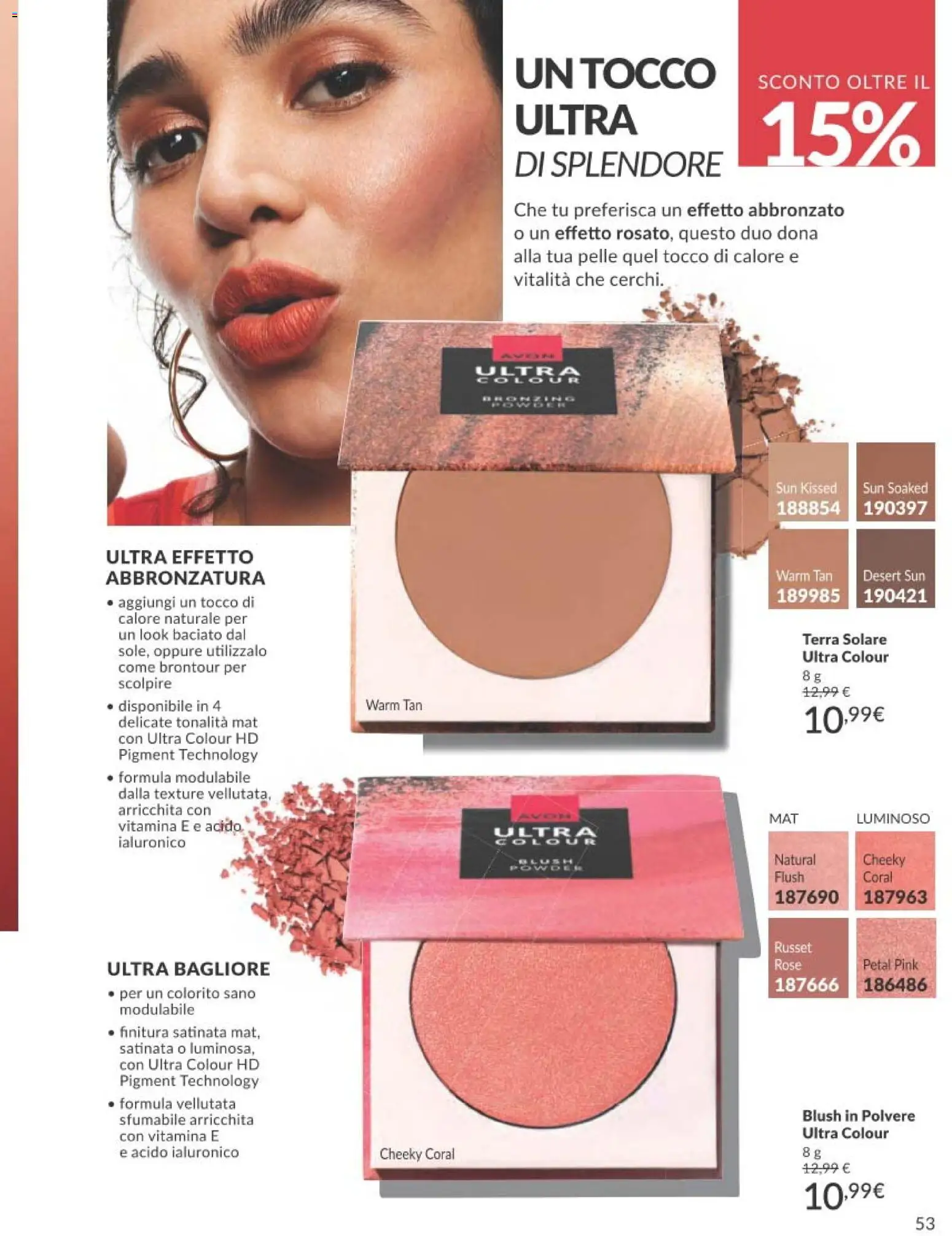 Volantino Avon del 01.03.2026 | Pagina: 53 | Prodotti: Terra, Blush