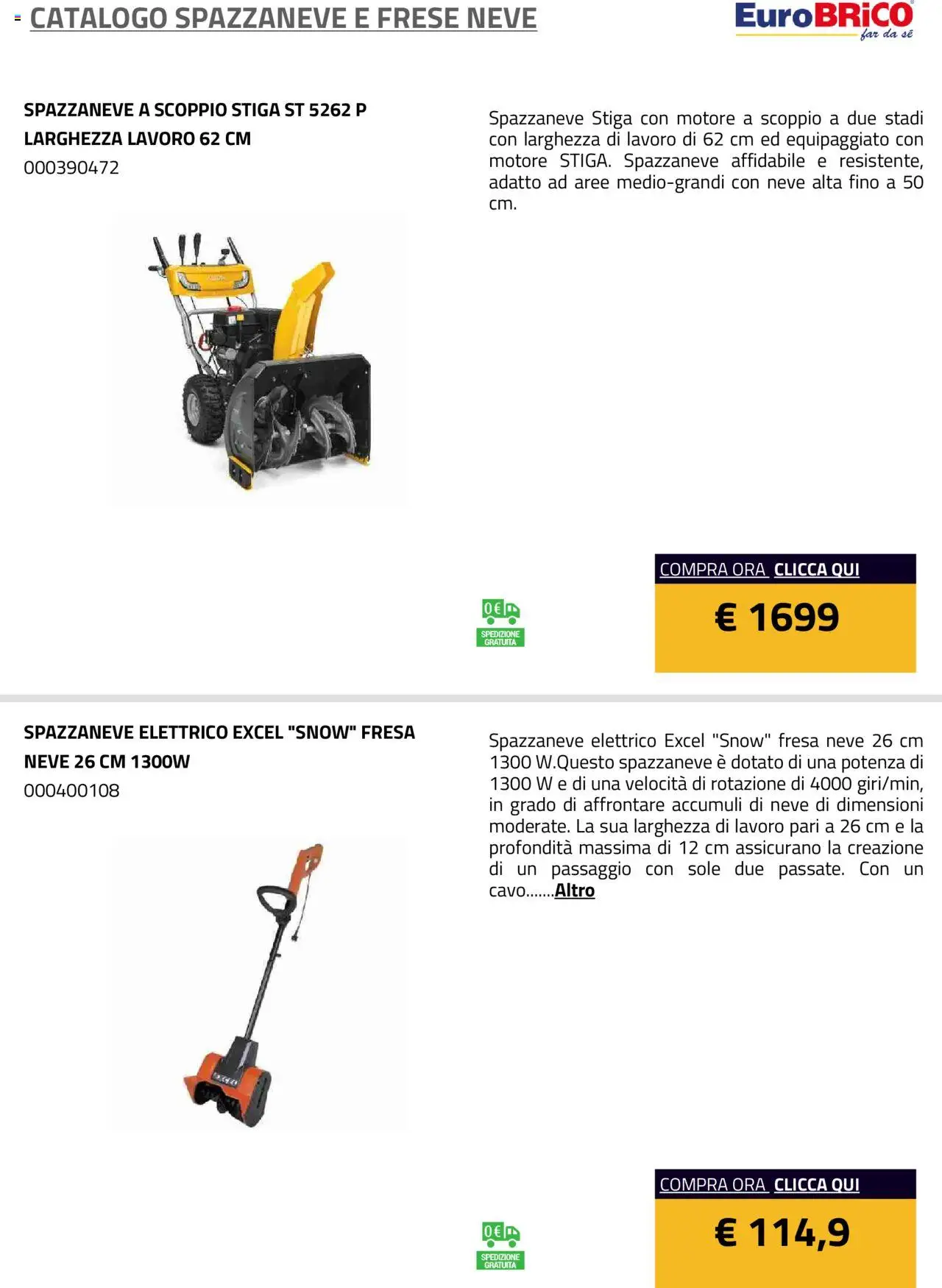 Volantino Eurobrico del 23.07.2025 | Pagina: 5 | Prodotti: Cavo