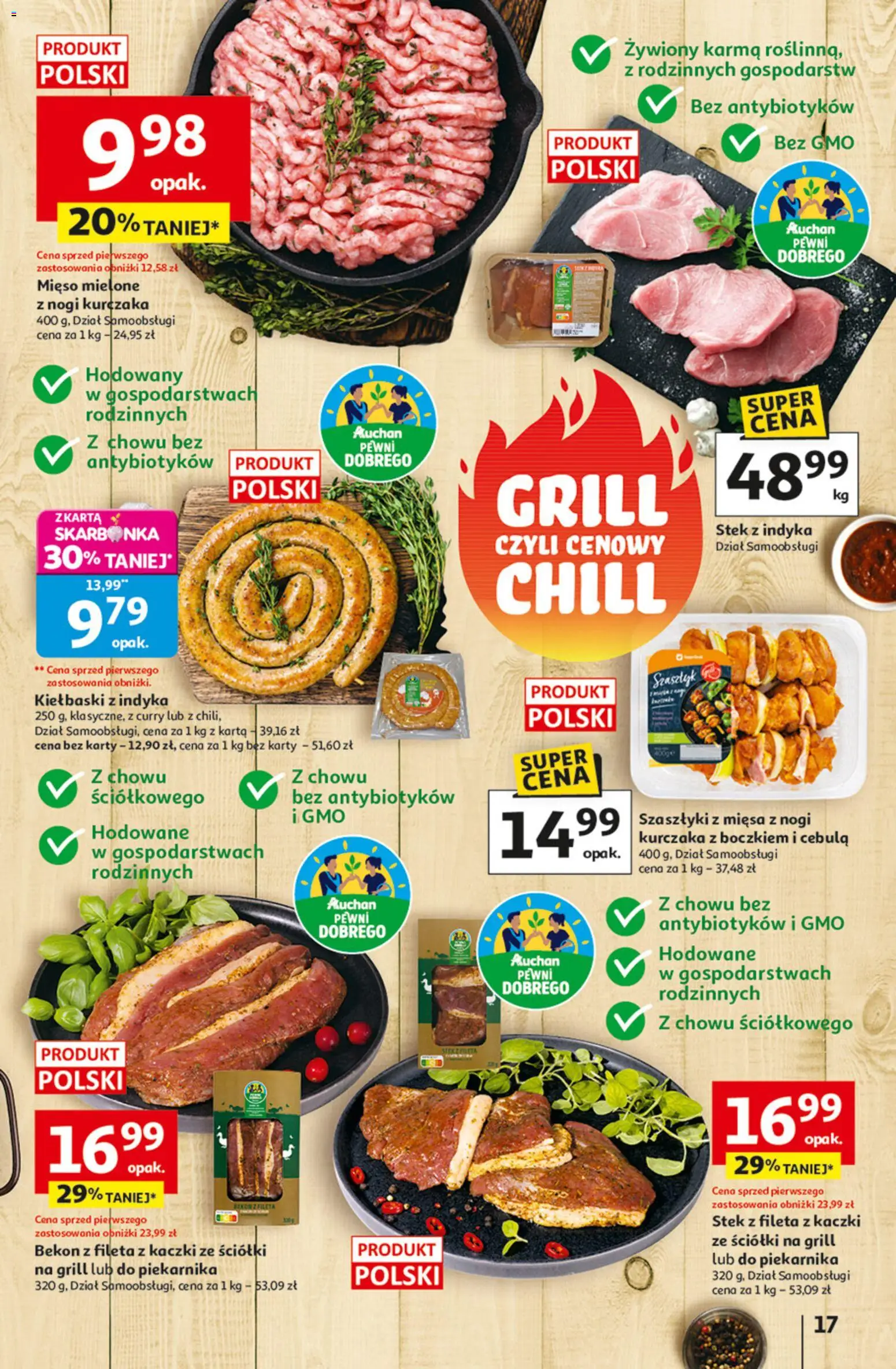 Auchan gazetka - 30 Lat Hipermarket od 23.04.2026 | Strona: 17 | Produkty: Karta, Curry, Mięso, Mięso mielone