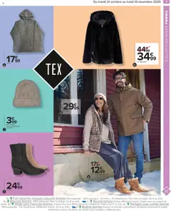 Carrefour - Prévisualisation de Carrefour catalogue les basiques, c'est nous valide à partir de 21.10.2025 | Page: 7 | Produits: Pull, Veste, Pantalon, Culotte