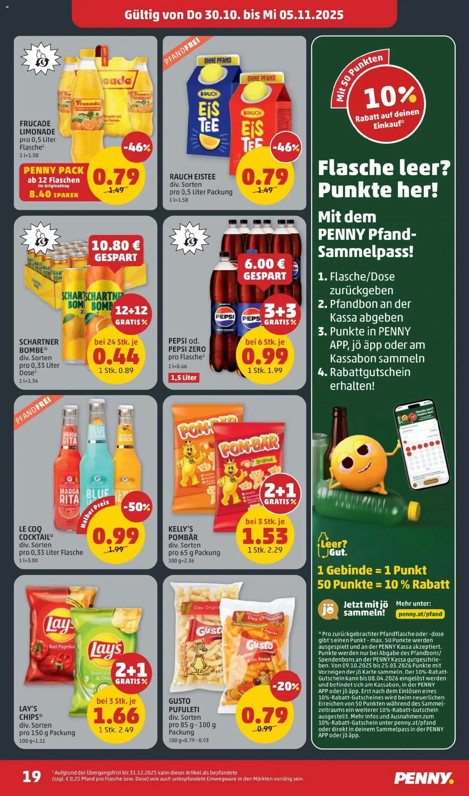 Penny Markt Flugblatt ab (30.10.2025) - Angebote, Prospekt | Seite: 19 | Produkte: Chips
