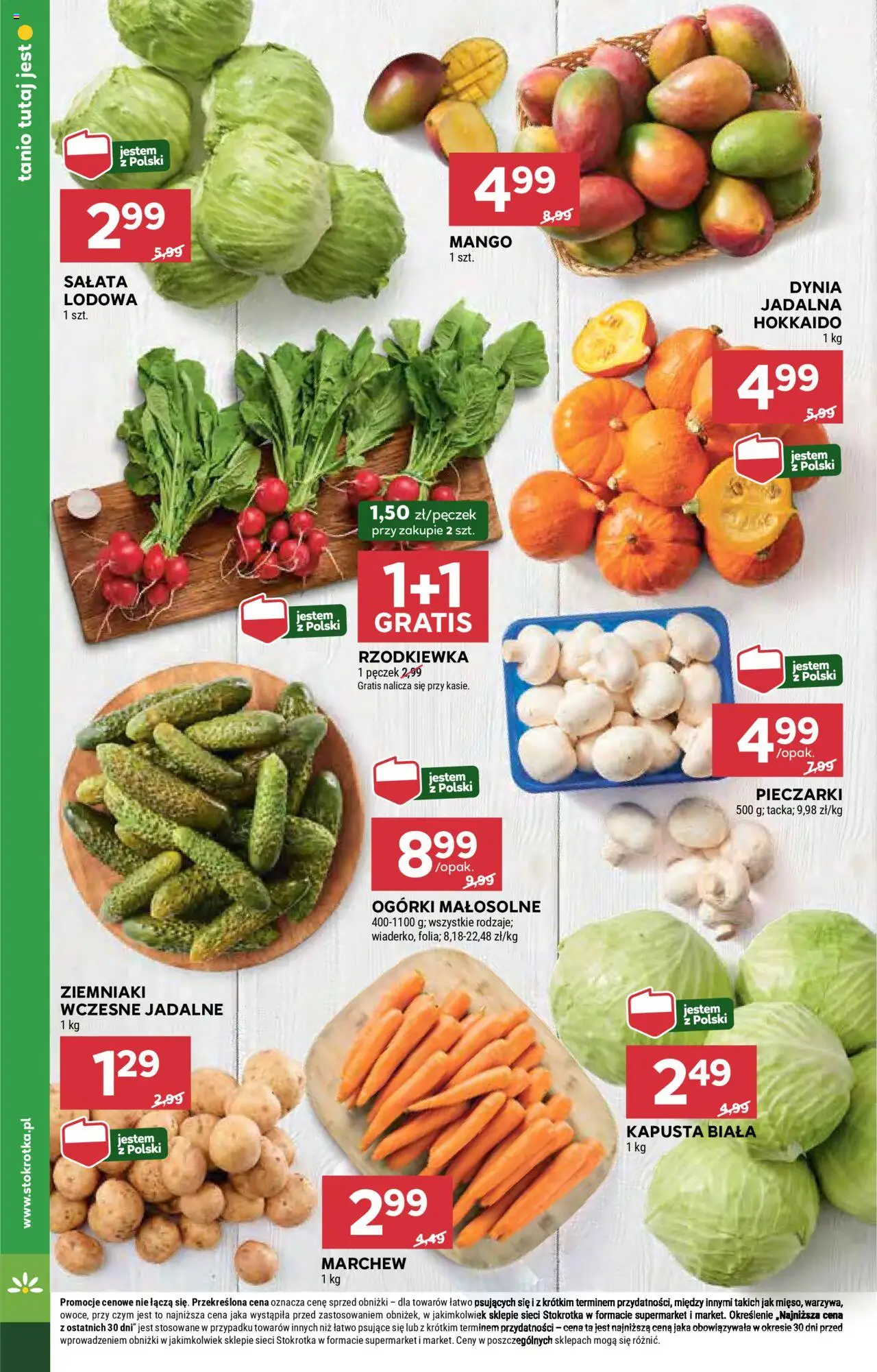 Stokrotka Gazetka - Market od 13.08.2025 | Strona: 10 | Produkty: Mango, Dynia, Pieczarki, Ziemniaki