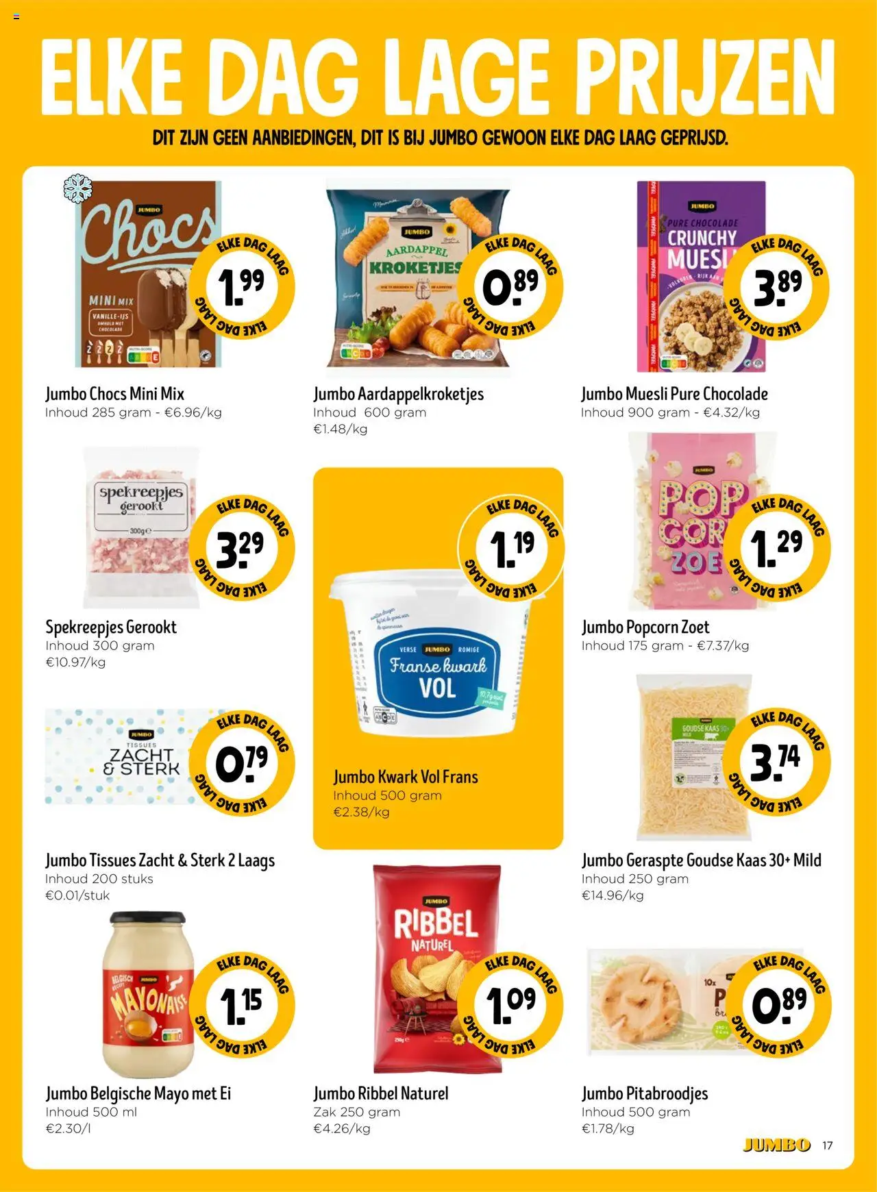  | Pagina: 17 | Producten: Kwark, Fehér kolbász, Aardappel, Chocolade
