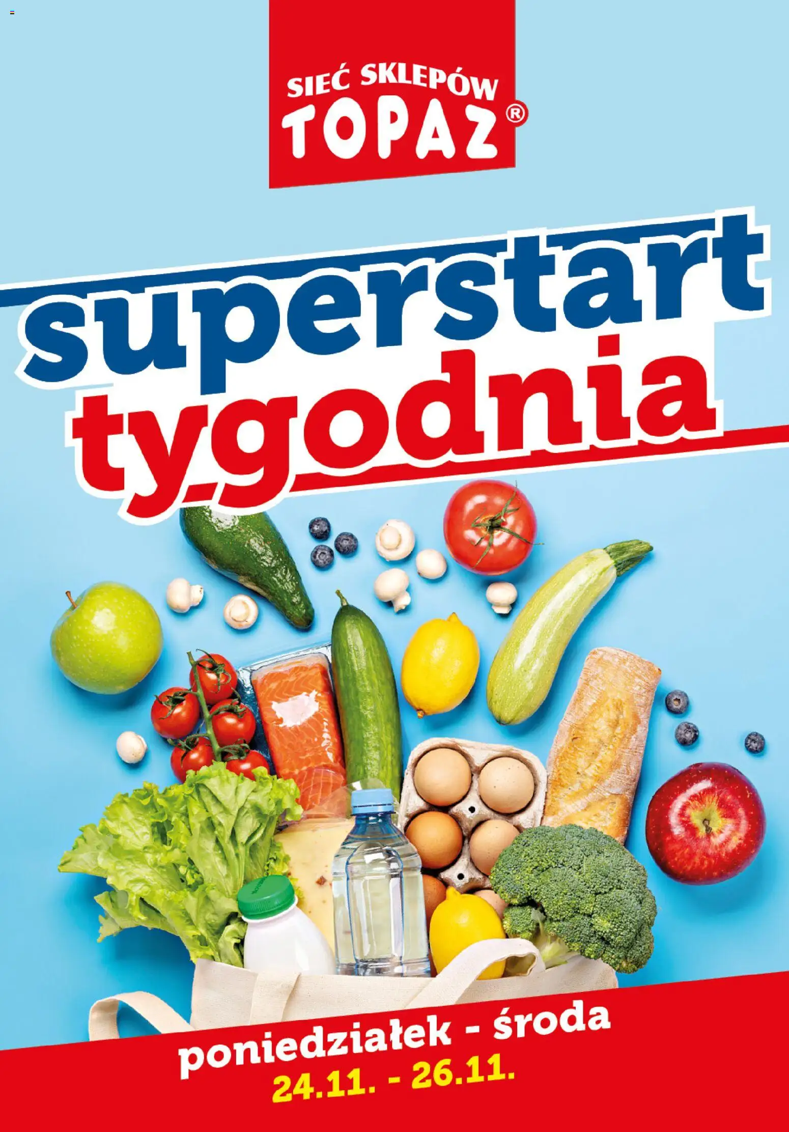 Topaz Gazetka - Superstart tygodnia od 24.11.2025 | Strona: 1