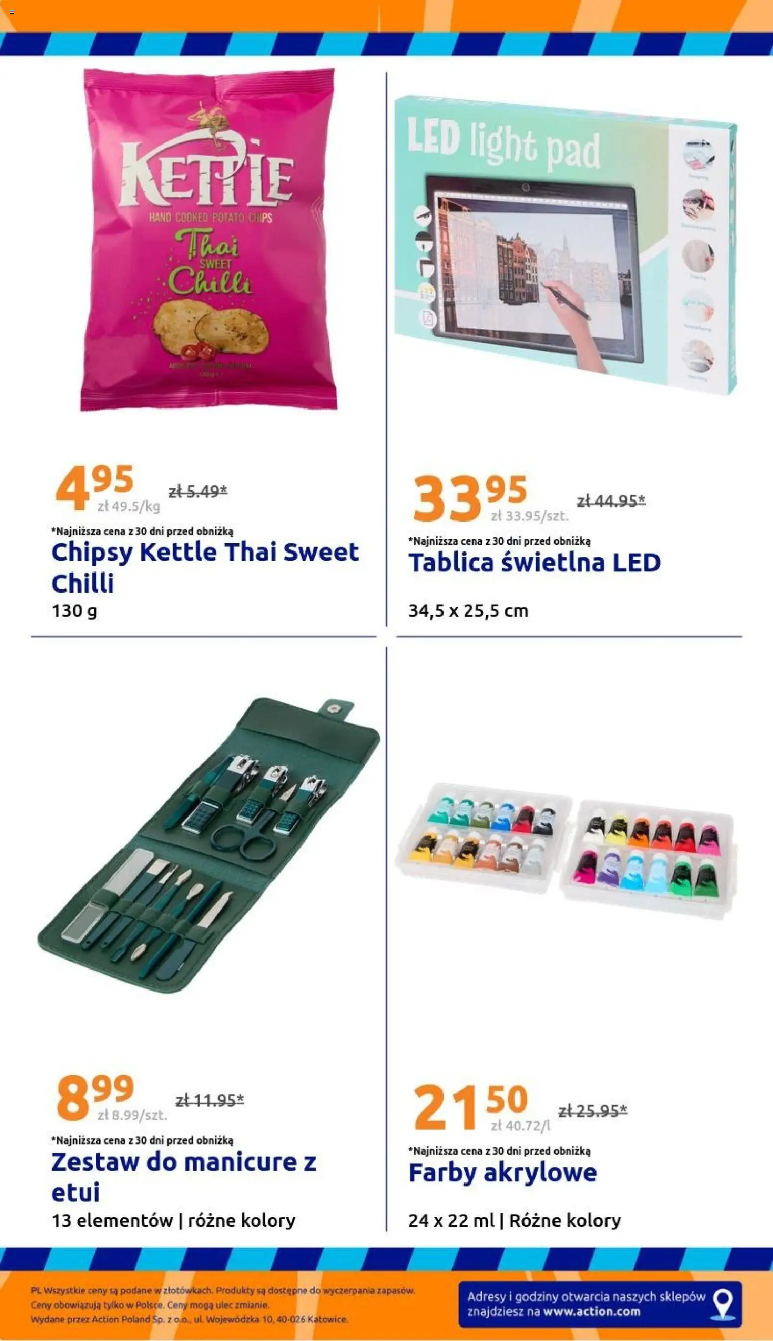 Action gazetka od 29.04.2026 | Strona: 30 | Produkty: Chipsy, Farby akrylowe