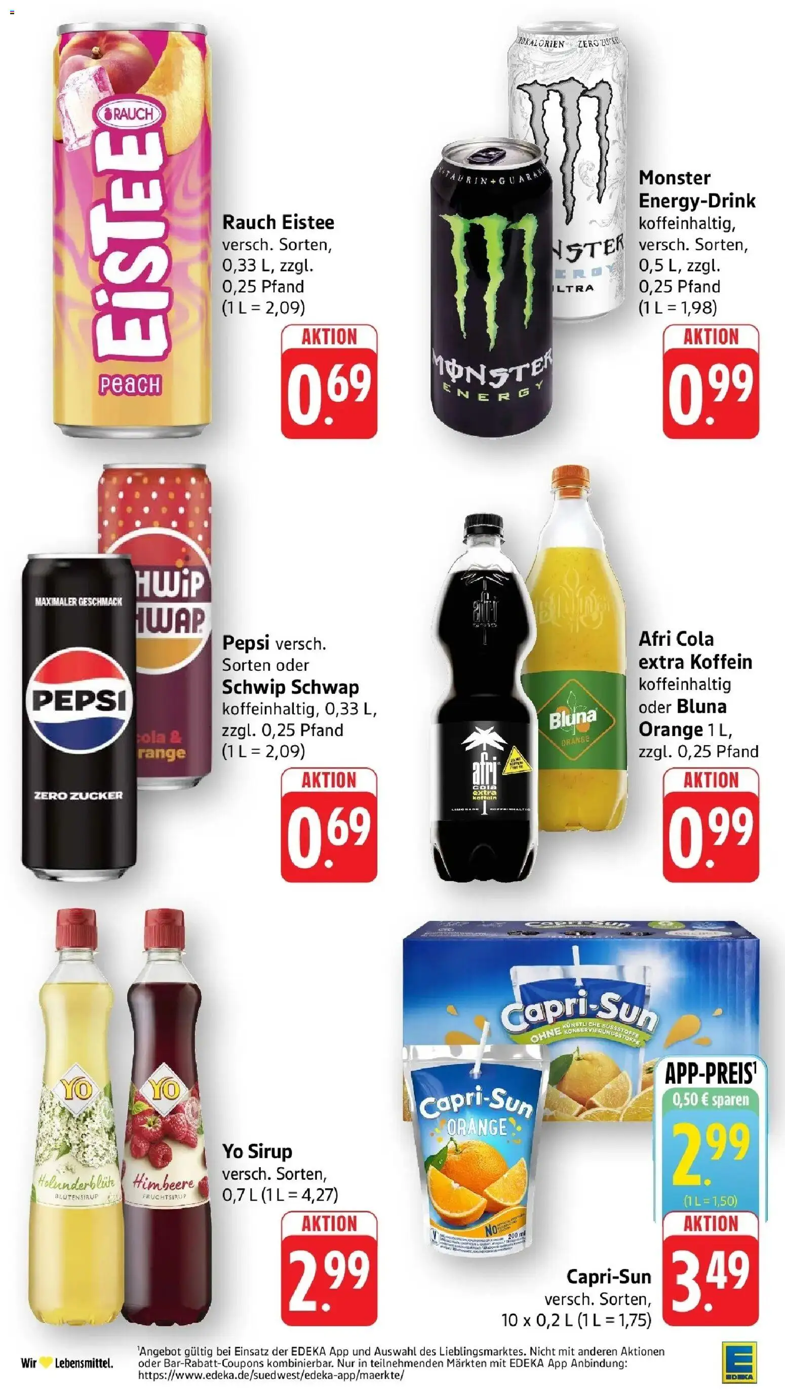 Edeka prospekt Nonnenhorn / Bodensee	 – gültig ab 19.04.2026 | Seite: 35 | Produkte: Cola, Energy, Monster, Pepsi