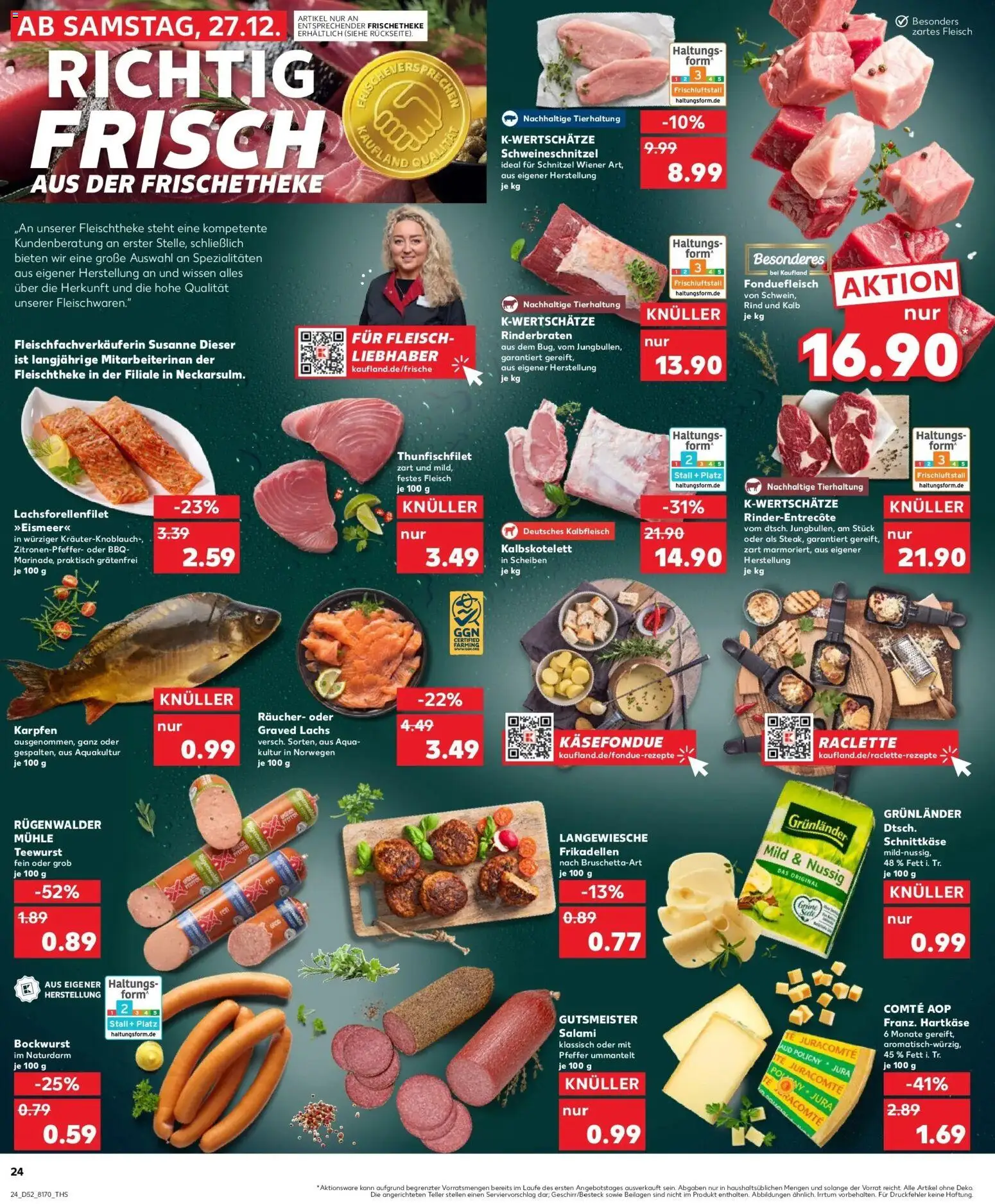 Kaufland prospekt Hamburg	 – gültig ab 28.12.2025 | Seite: 24 | Produkte: Bockwurst, Schnitzel, Grunlander, Pfeffer