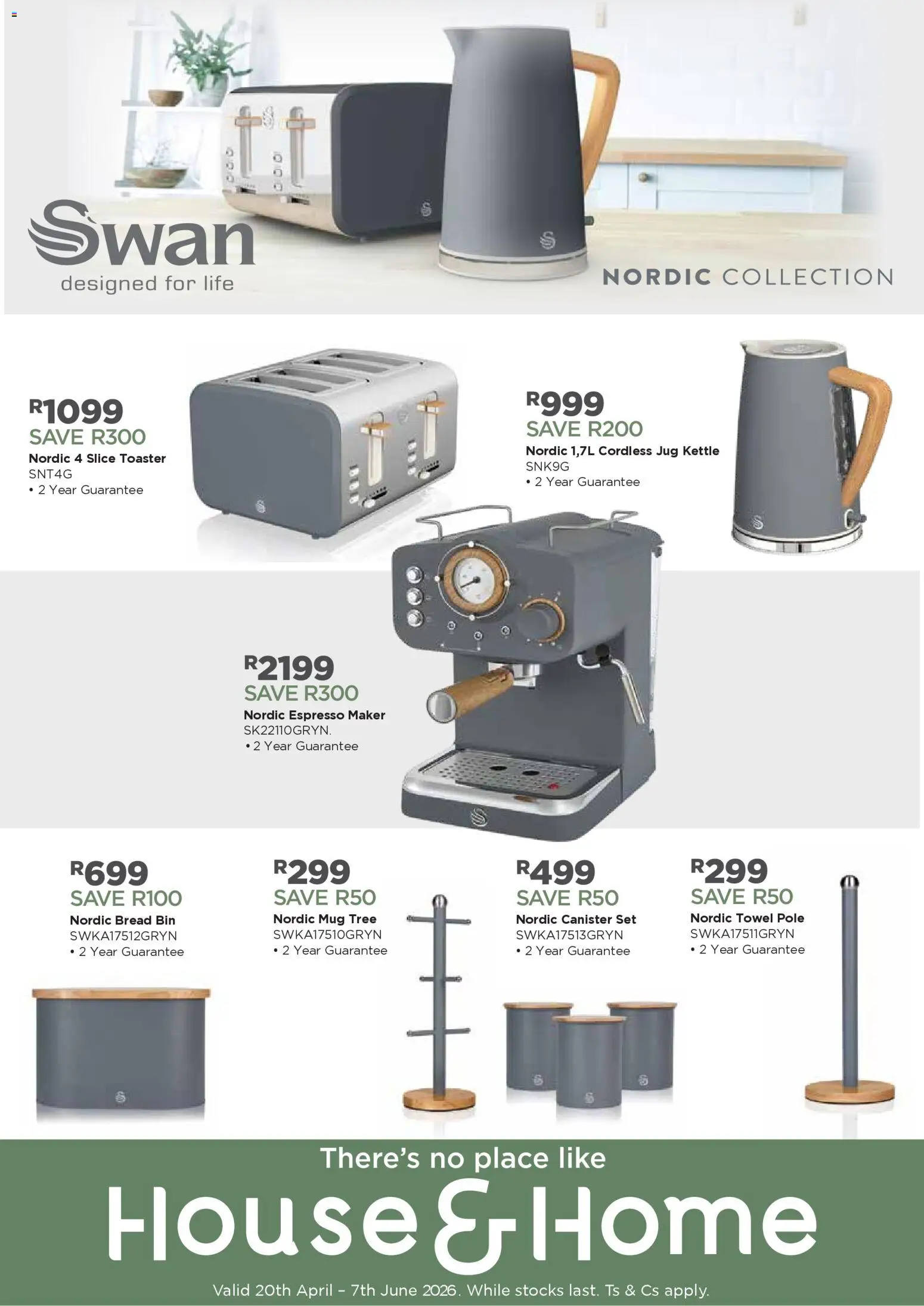 New House and Home catalogue – valid from 20.04.2026 | Page: 1 | Products: Toaster, Towel, Bread, Mug