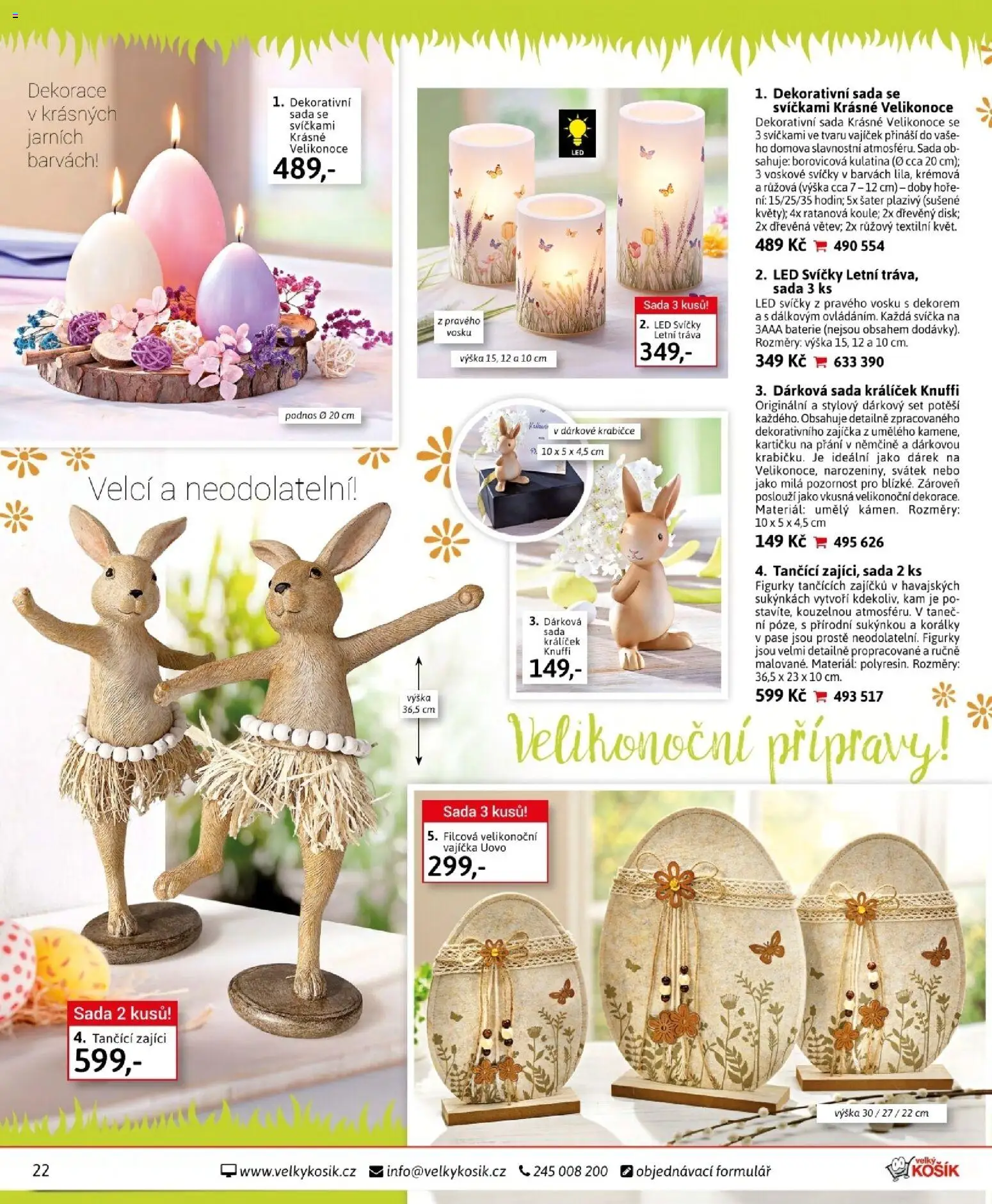 Velký Košík katalog únor 2026 od 01.02.2026 | Strana: 22 | Produkty: Podnos, Figurky, Baterie, Dekorace