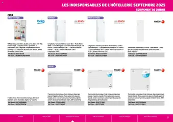 Rexel - Prévisualisation de Rexel - Brochure les indispensables de l'Hôtellerie valide à partir de 26.11.2025 | Page: 17 | Produits: Congélateur armoire, Porte, Armoire, Portes