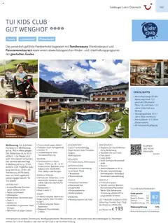 TUI Urlaub mit eigener Anreise 2025/26 ab 01.11.2025 gültig | Seite: 167 | Produkte: Babybett, Ski, Snowboard, Salz