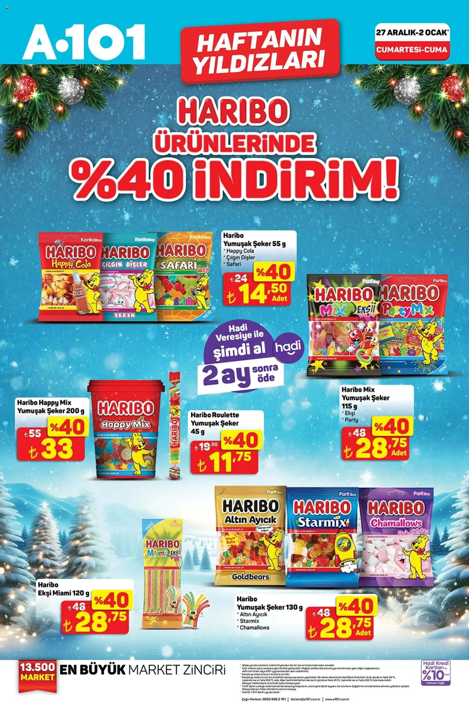 A101 Katalog - 27.12.2025 tarihinden itibaren geçerlidir | Sayfa: 5 | Ürünler: Şeker, Meyve