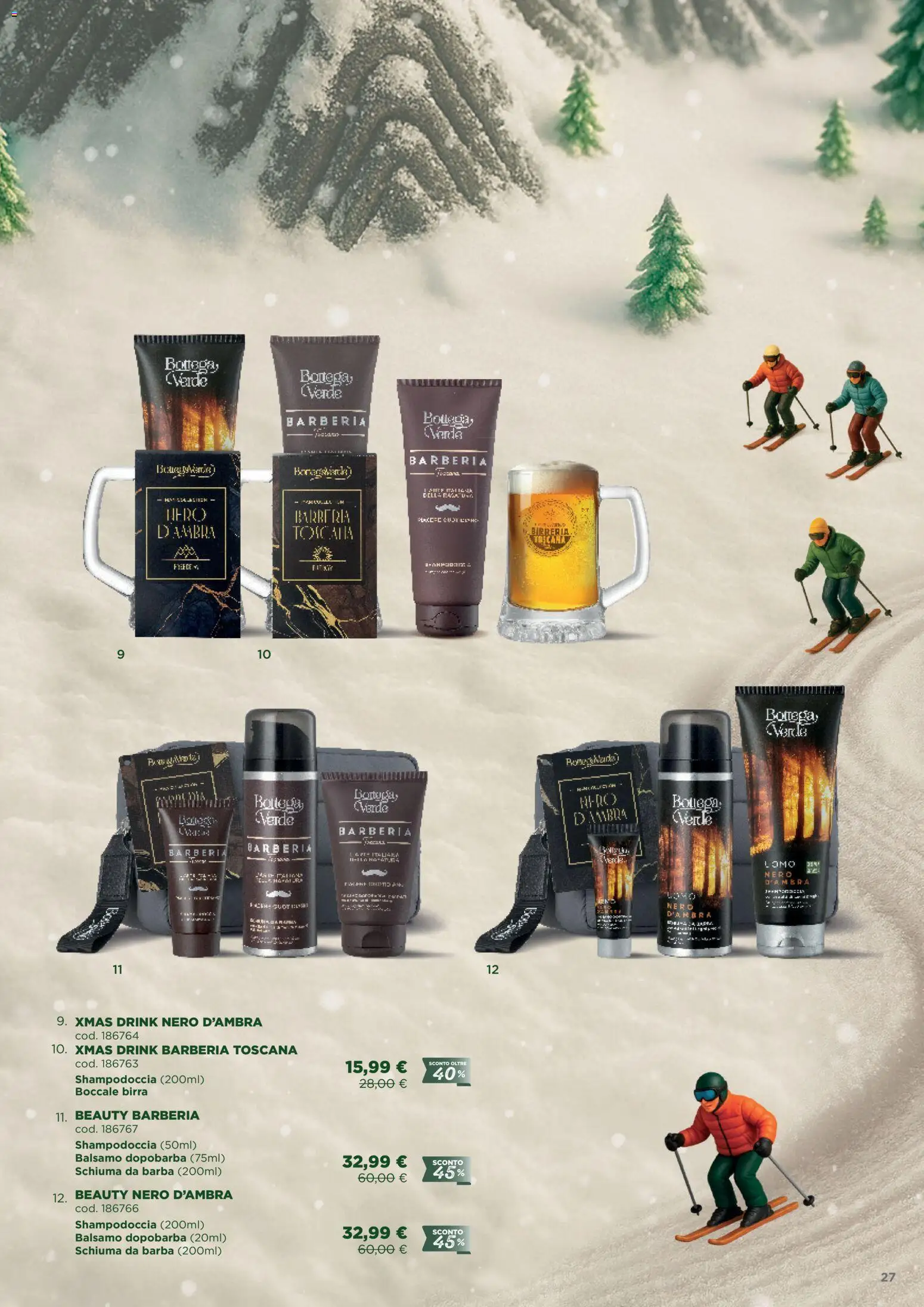 Volantino Bottega Verde del 03.11.2025 | Pagina: 27 | Prodotti: Balsamo, Schiuma da barba, Dopobarba, Birra