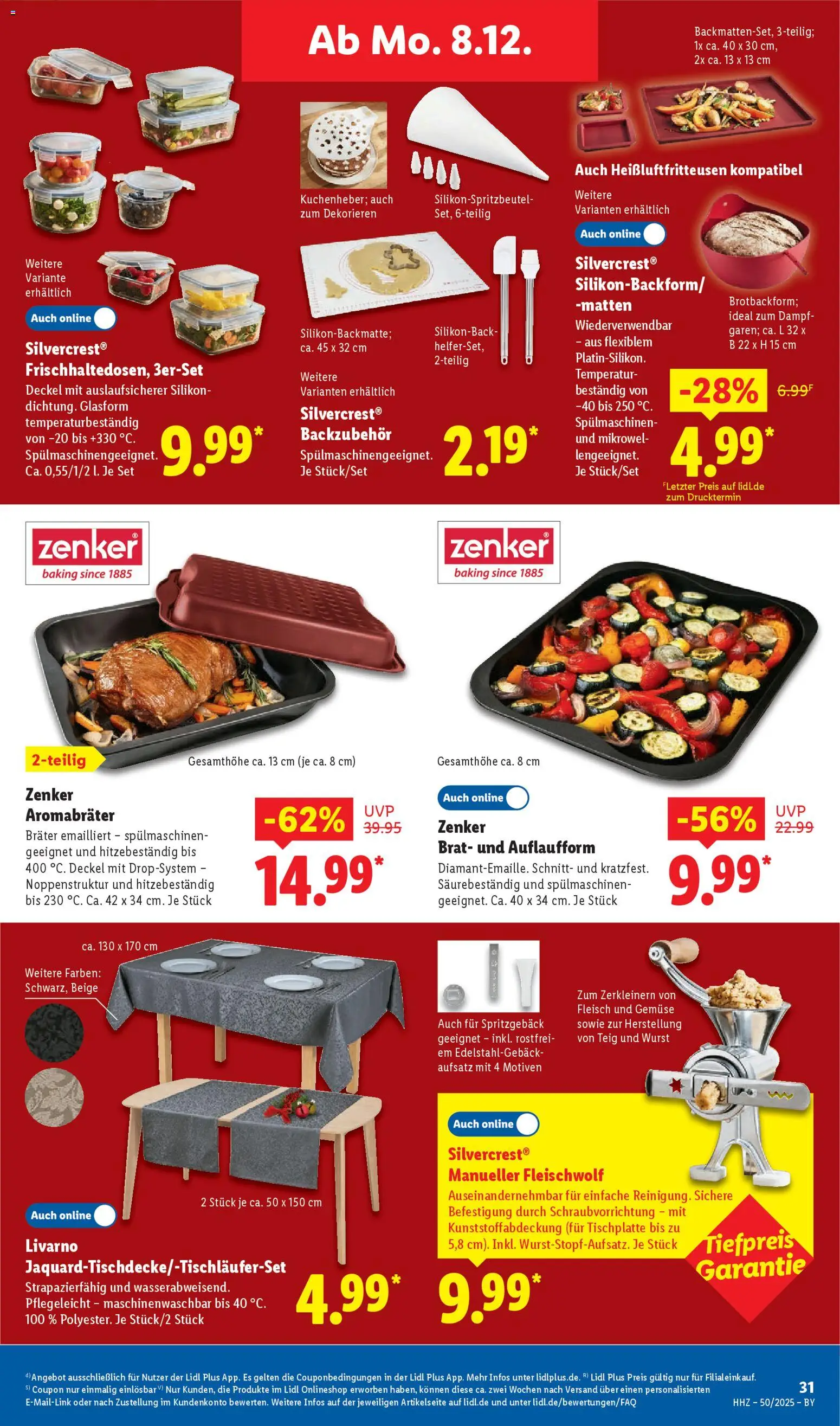 Lidl Prospekt Uffenheim – gültig ab 08.12.2025 | Seite: 47 | Produkte: Gemüse, Wurst, Fleisch