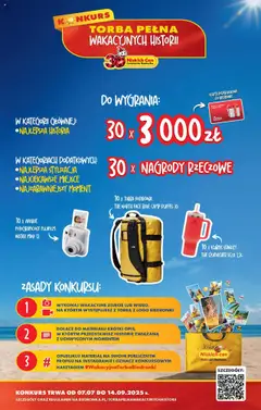 Biedronka gazetka od 21.07.2025 | Strona: 57 | Produkty: Karta, Torba podróżna, Aparat fotograficzny, Torba