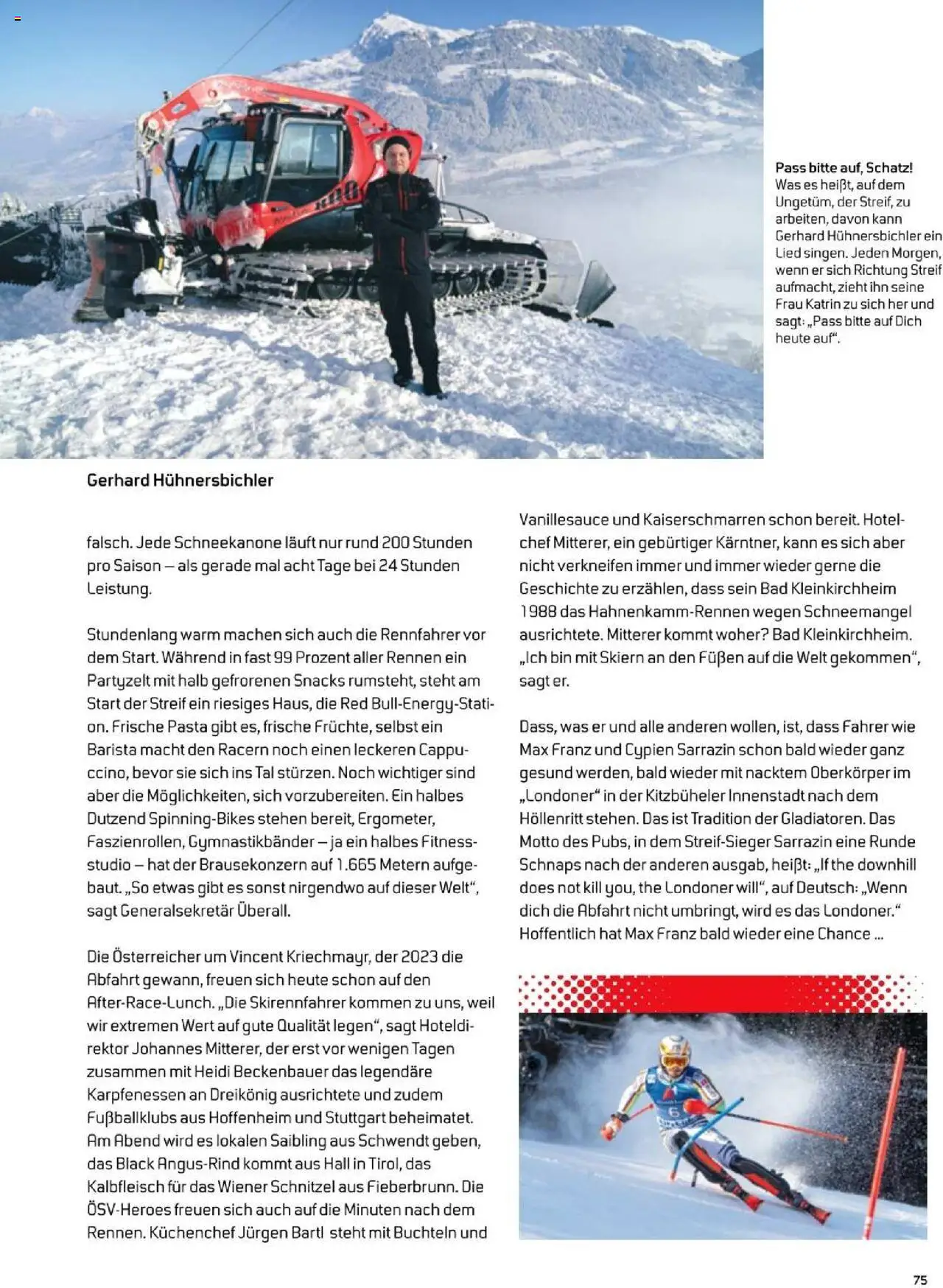 Sport2000 Prospekt Home of Schnee erleben – gültig ab 23.09.2025 | Seite: 75 | Produkte: Schnaps, Bad, Schnitzel, Pasta