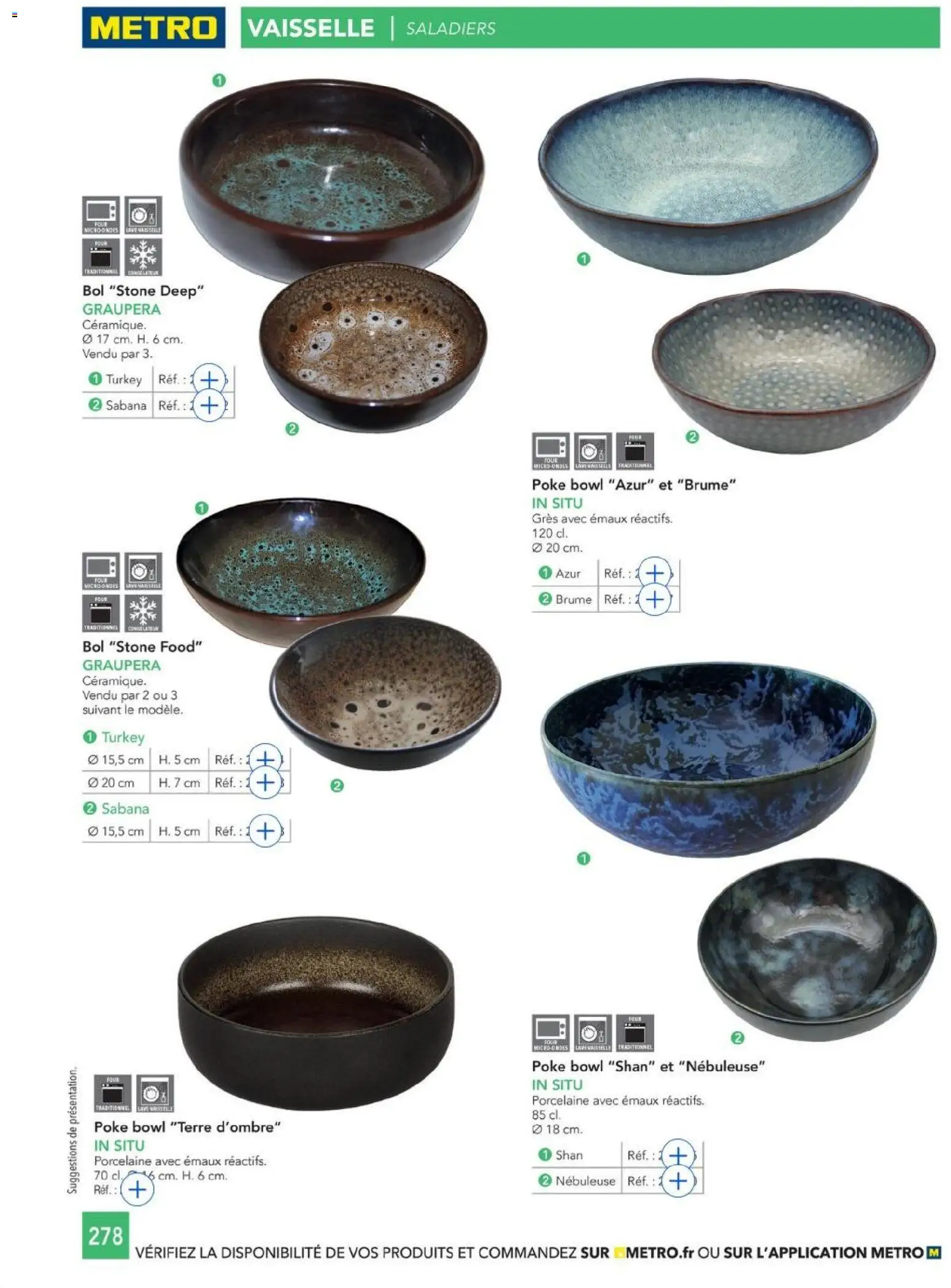 {H1} | Page: 278 | Produits: Four, Bol, Porcelaine