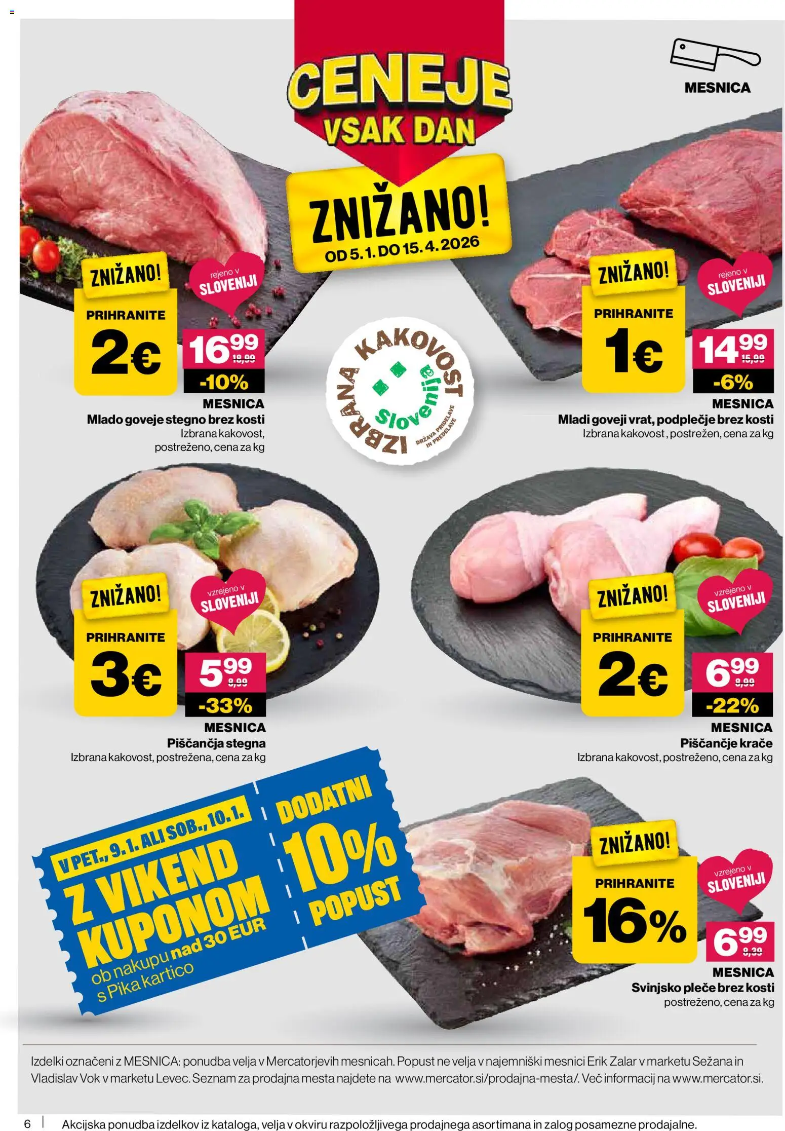Novi Mercator katalog ponudbe – veljaven od 08.01.2026 | Stran: 6