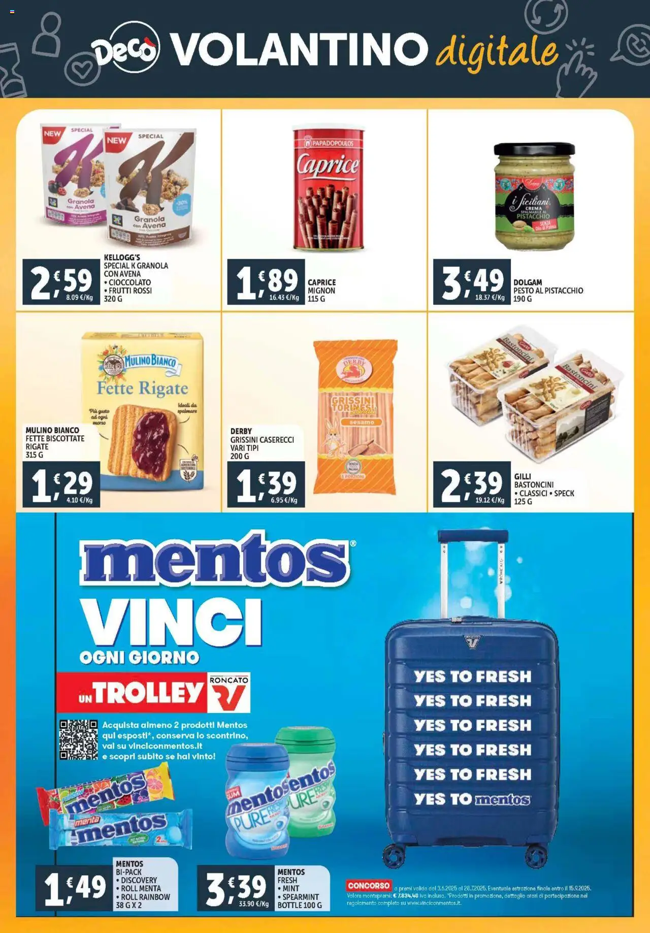 Volantino Decò del 08.08.2025 | Pagina: 24 | Prodotti: Speck, Cioccolato, Grissini, Fette biscottate