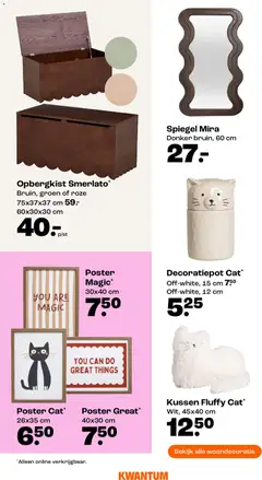 Folder/ Publicité - Voorbeeld van een folder van Kwantum, geldig van 16.02.2026 | Pagina: 6 | Producten: Kussen, Spiegel