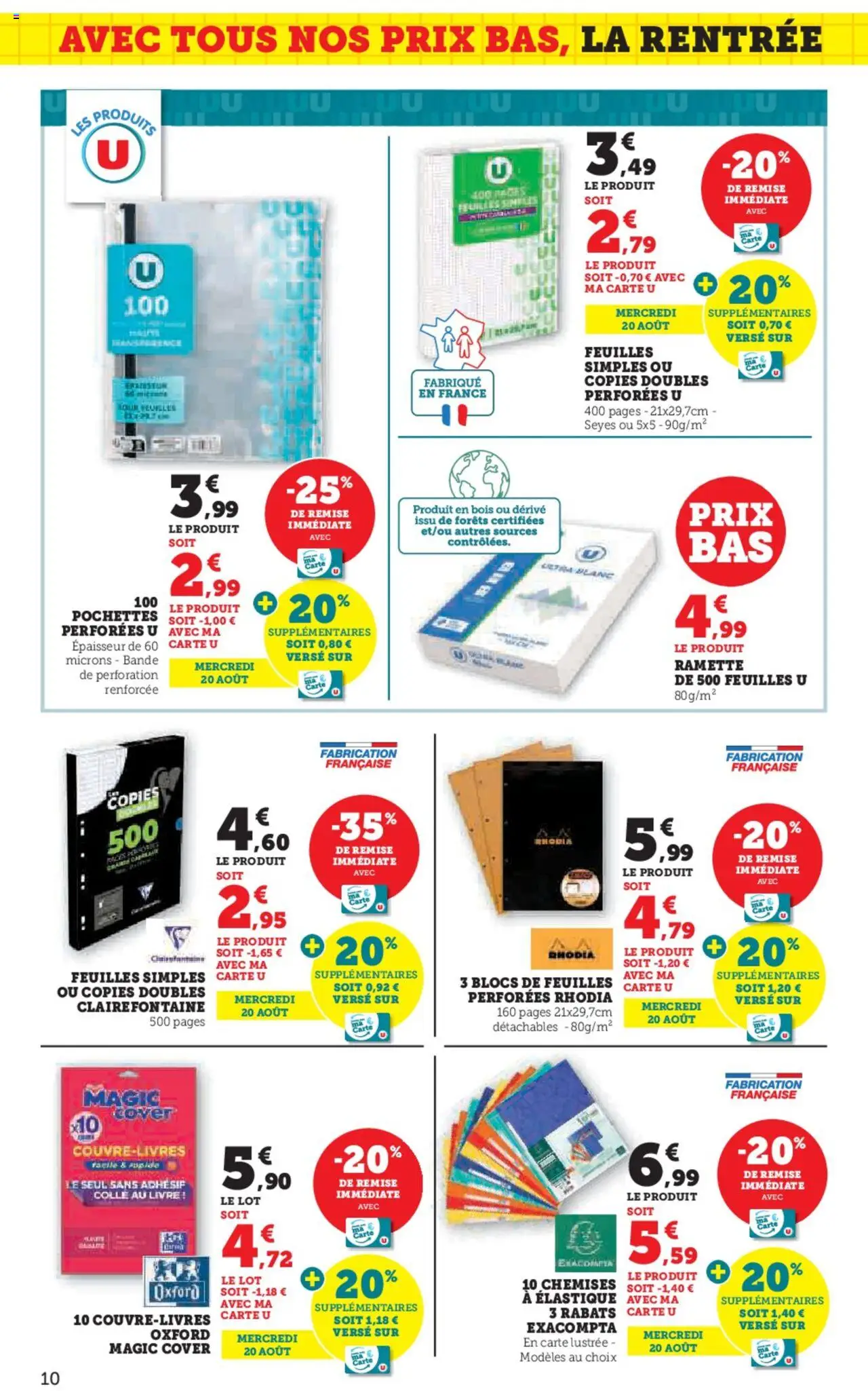  | Page: 10 | Produits: Colle, Livre