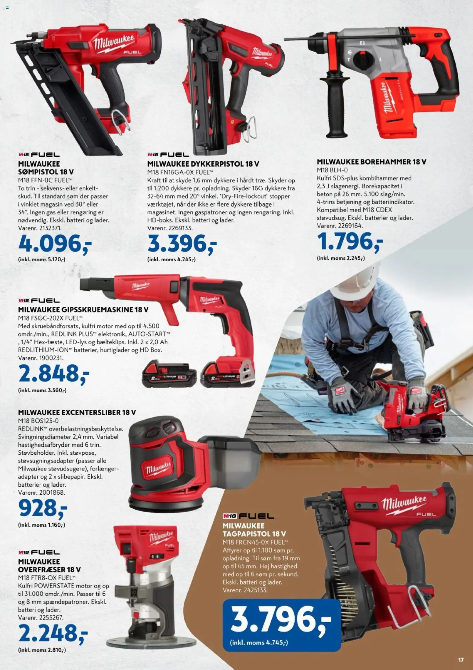 Davidsen tilbudsavis – gyldig fra 30.03.2026 | Side: 17 | Produkter: Batterier, Søm, Batteri