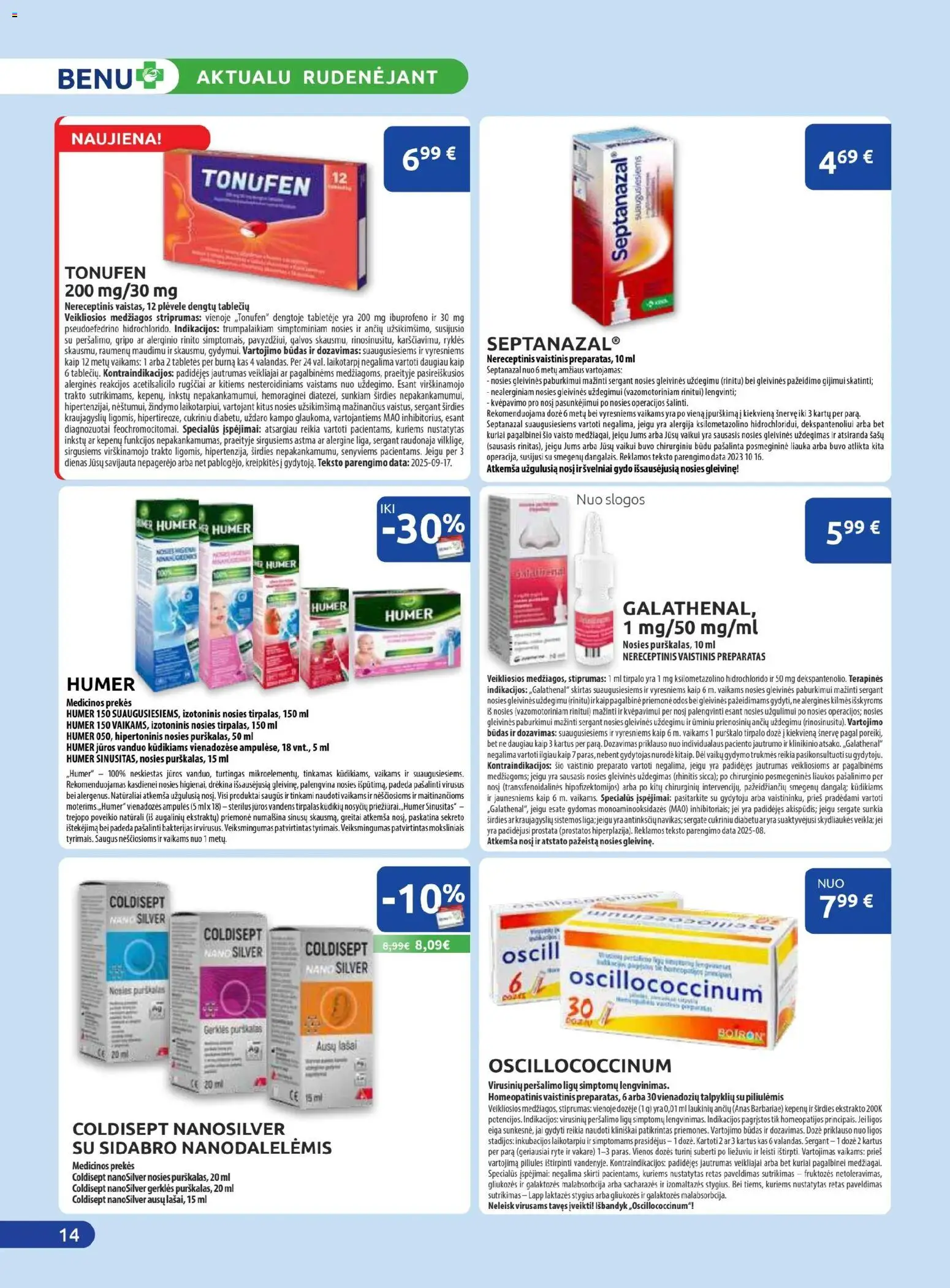 BENU akcijos nuo 01.11.2025 | Puslapis: 14