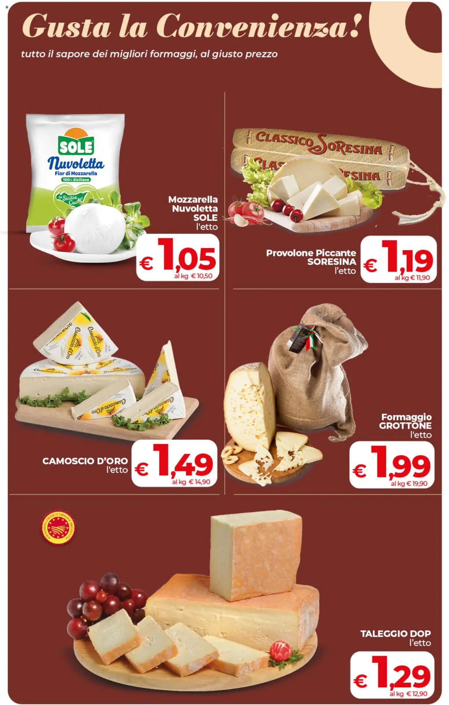 Volantino COOP del 07.04.2026 | Pagina: 11 | Prodotti: Provolone, Mozzarella, Formaggio