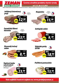 Náhled letáku Prodejny Zeman leták od 01.12.2025 | Strana: 2