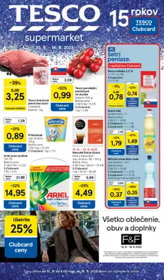 Tesco leták platný od 10.09.2025
