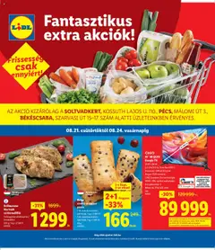 Lidl - Soltvadkert, Pécs, Békéscsaba - amely érvényes a következő dátumtól: 21.08.2025